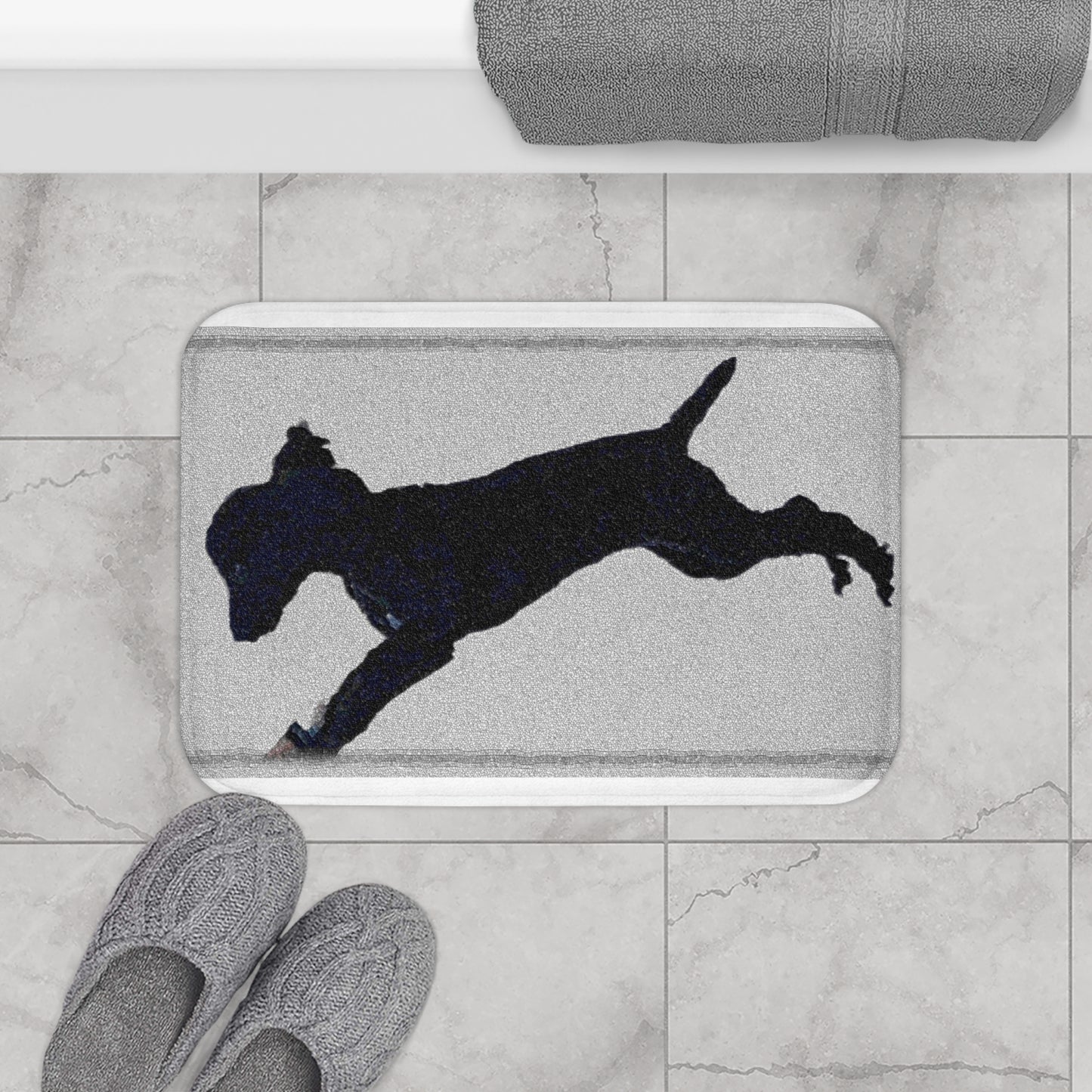 Bath Mat ... Jett Stenzel ... "Having Fun With Dad & Friends" ... Rhett Creek, Idaho ... Spring 2023 ... Original Works ...