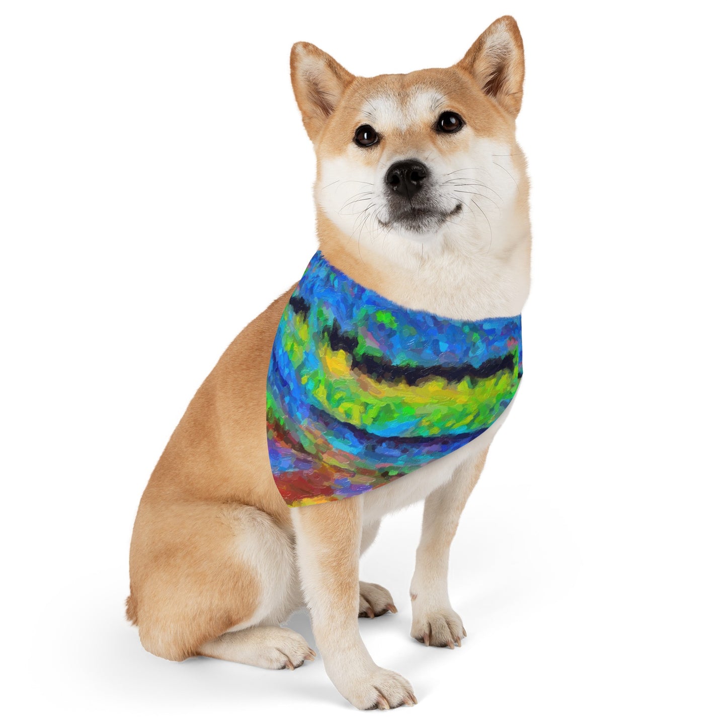 Pet Bandana Collar ... On-The-Prairie .. "The Storm Is Brewing" ... Central Idaho: November 2023 ... Original Works  ...