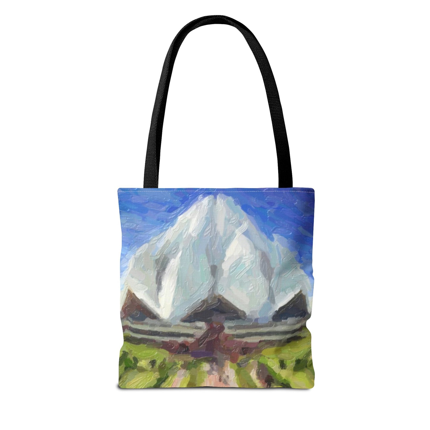 Tote Bag (AOP) ... Bahai'i-House-Of-Worship ... "New Delhi's World-Famous Lotus Temple" ... Original Works ... Delhi, India: Circa 2003-2007 ...