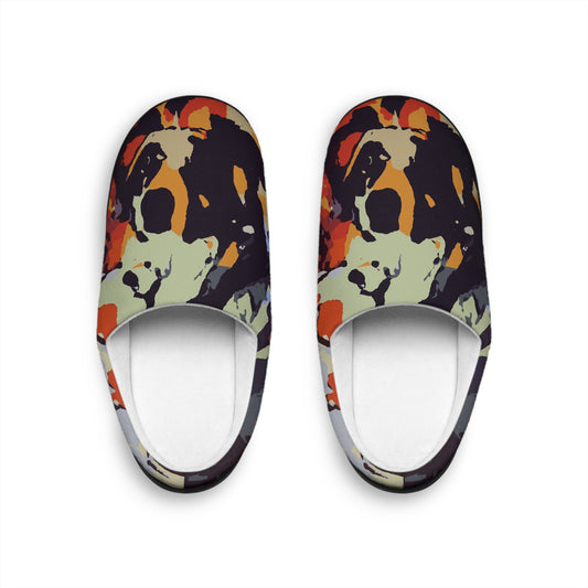 Women's Indoor Slippers ... Ozzy-Hippensteel ... "Don't Cry Now ... Dry-Your-Eyes ... On-The-Wind". Original Works. May 2023.