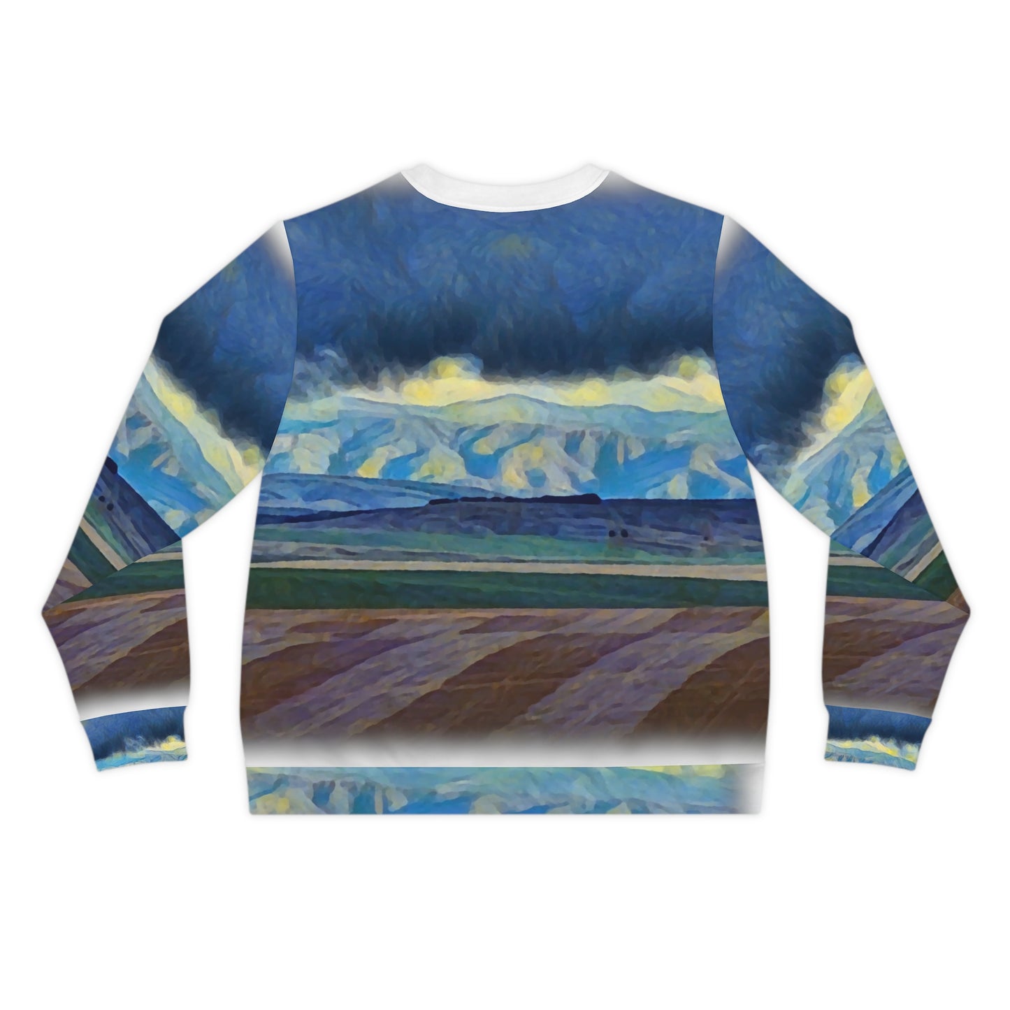 Lightweight Sweatshirt (AOP) ... On-The-Prairie .. "The Storm Is Brewing" ... Central Idaho: November 2023 ... Original Works  ...