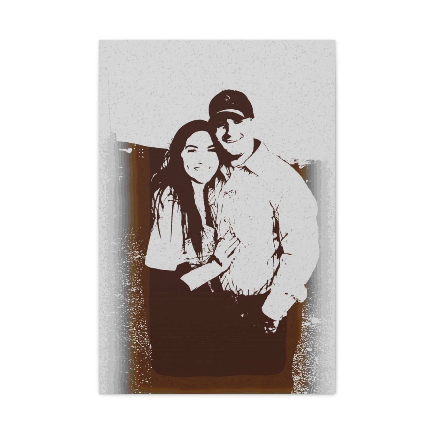 Matte Canvas, Stretched, 1.25" ... "The Best Of Friends" ... Original Works ... December 2023 ... Central Idaho, USA.