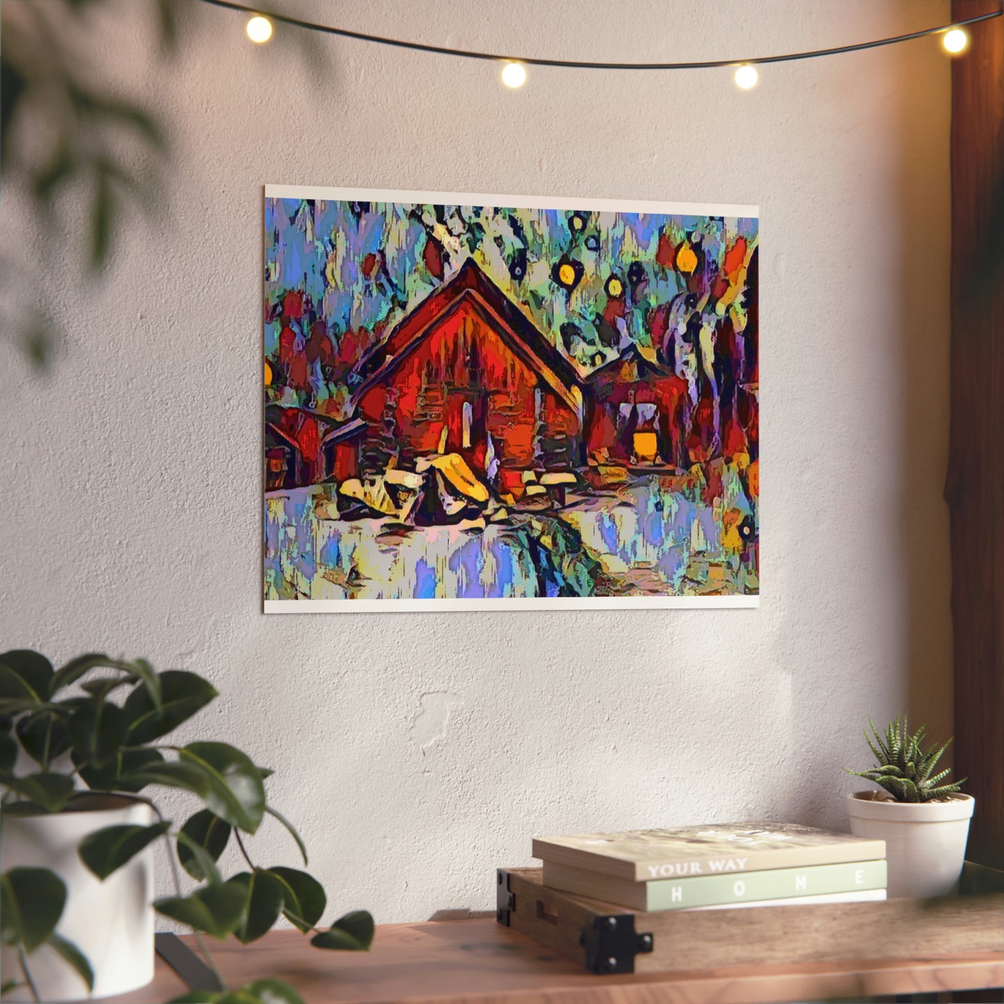 Aluminum Composite Panels ... A Very Abstract "Mountain Winter Scene" ... Original Works. Copyright Phot's Photo_LODA: Les Objets D'Art. December 2023 ...
