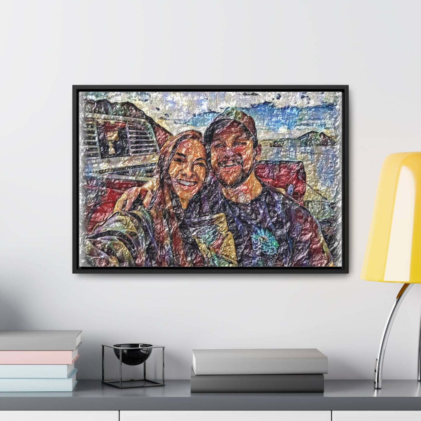 Gallery Canvas Wraps, Horizontal Frame ... "The Best Of Friends" ... Original Works ... December 2023 ... Central Idaho, USA.