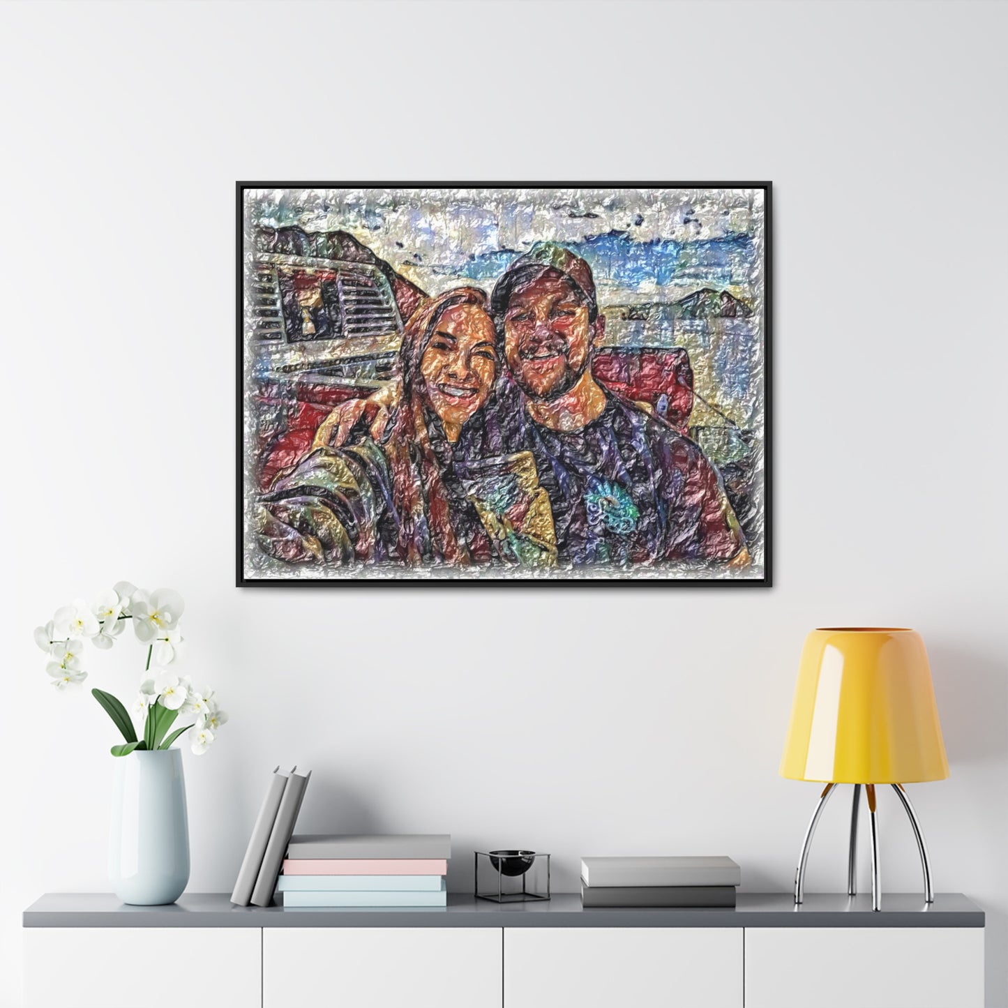 Gallery Canvas Wraps, Horizontal Frame ... "The Best Of Friends" ... Original Works ... December 2023 ... Central Idaho, USA.