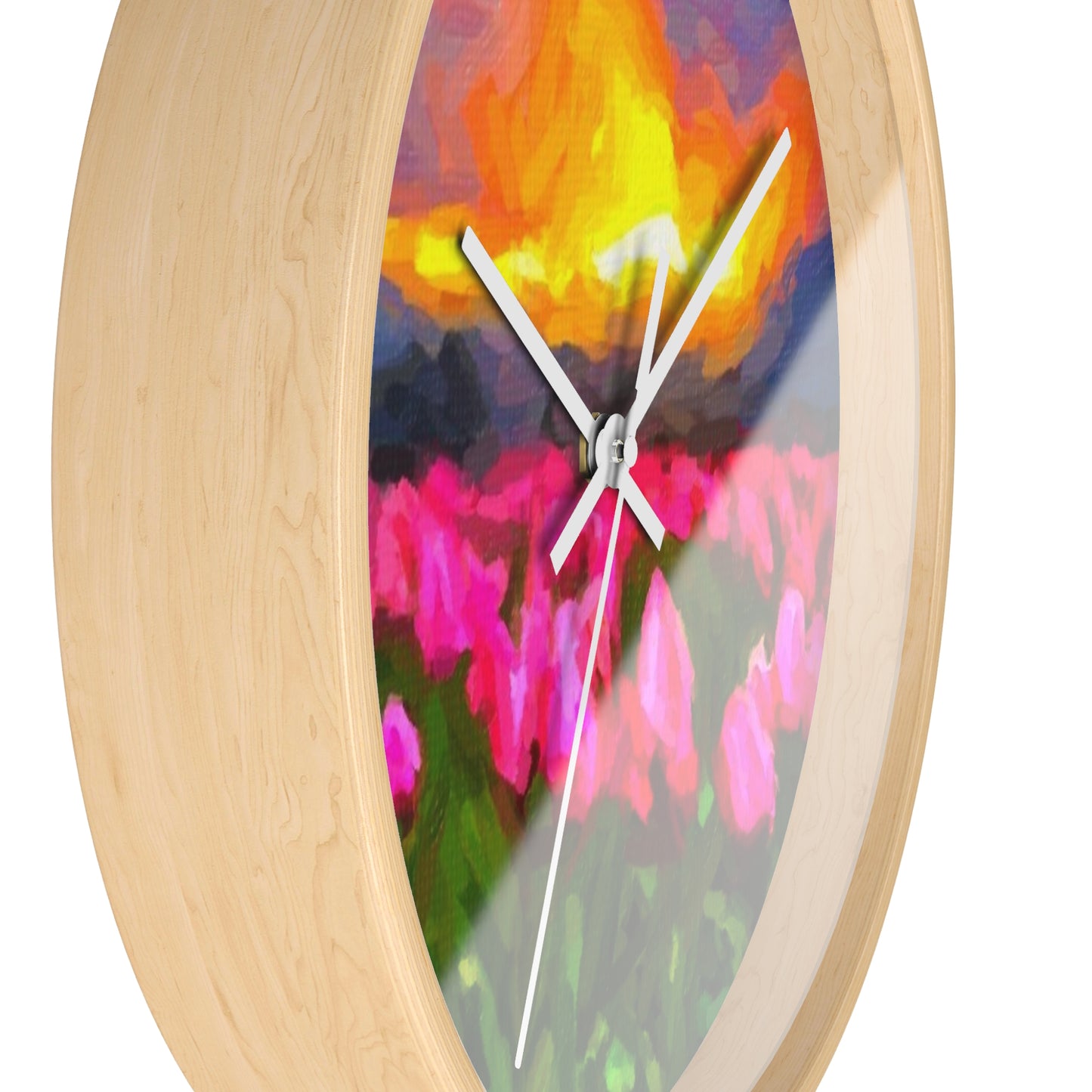Wall Clock ... Skagit Valley Tulips ... Skagit Valley, Washington ... Family Archives ... Original Works ... Circa 1980's ...