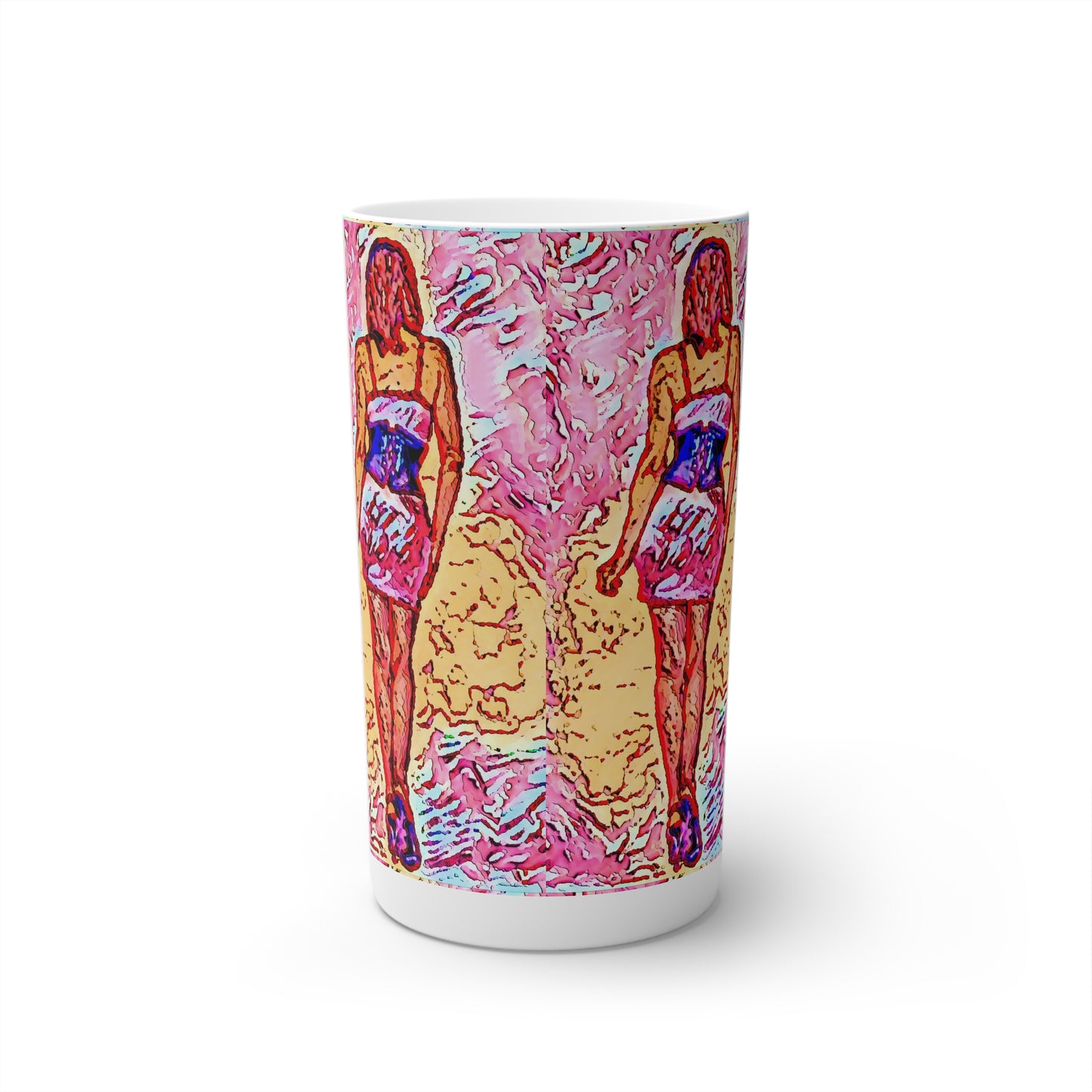 Conical Coffee Mugs (3oz, 8oz, 12oz) ...  I'll Walk 'A-Hundred-Miles' In Stilettos ... Original Works ... June 2023. Central Idaho, USA ...
