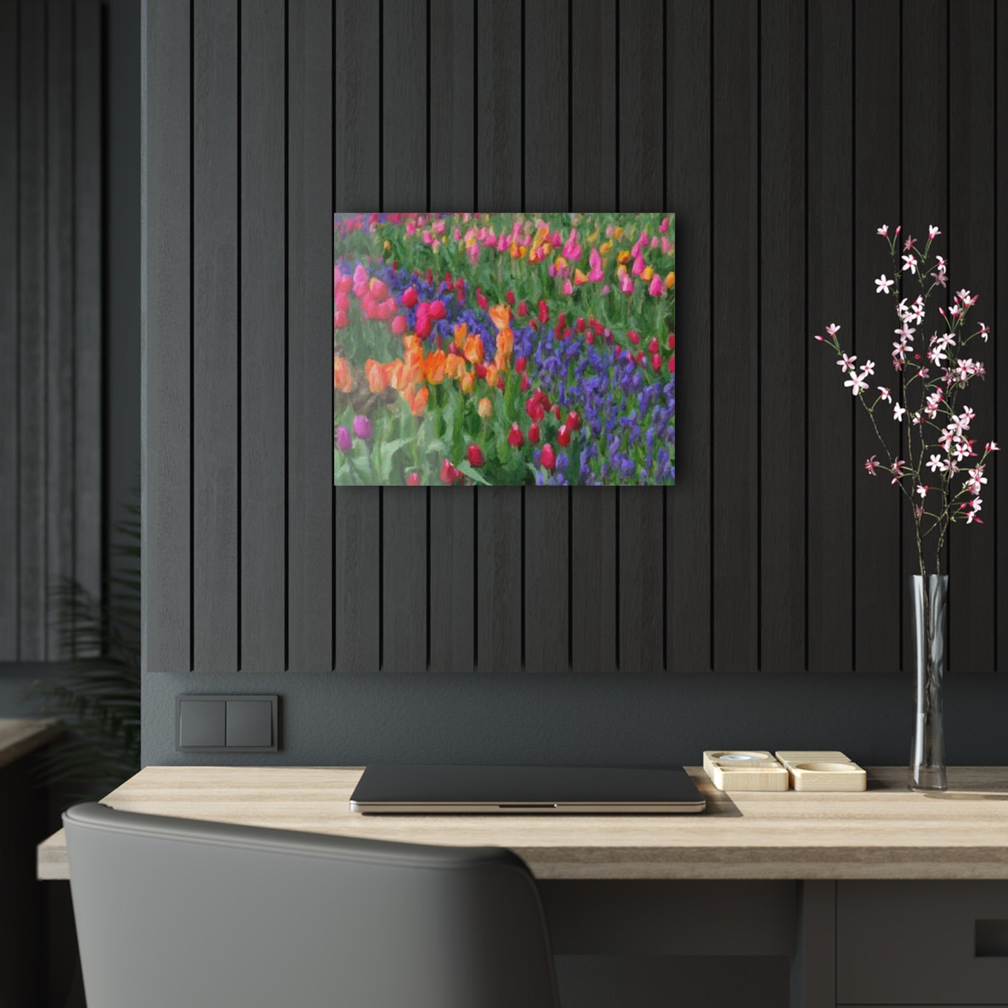 Acrylic Prints ... Skagit Valley Tulips ... Skagit Valley, Washington ... Family Archives ... Original Works ... Circa 1980's ...