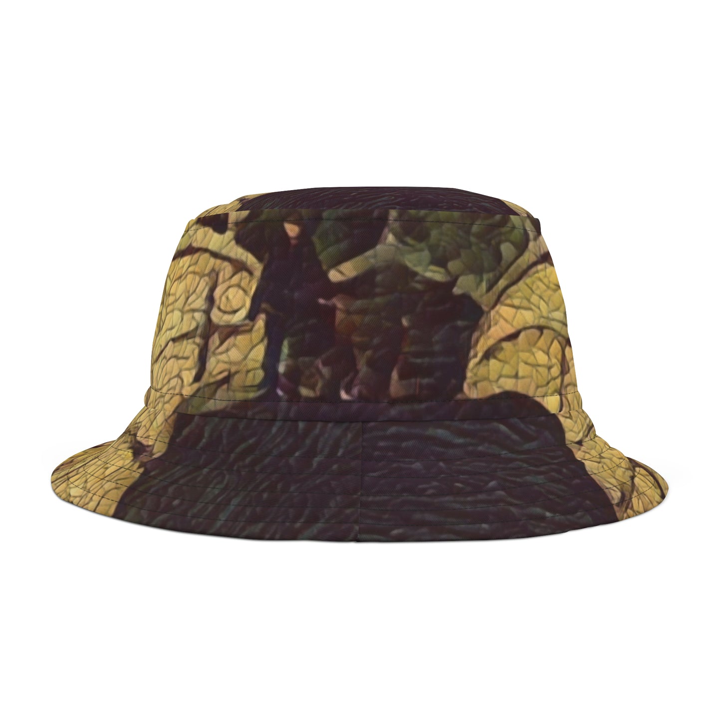 Bucket Hat (AOP) ... Ha'Penny ... 'Half-Penny' Bridge Across The River Liffey ... Dublin, Eire (Ireland) ... Crica 2002-2007 ... Original Works ...