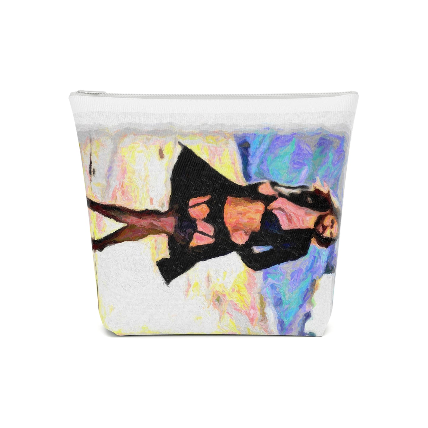 Cotton Cosmetic Bag ... The Low Spark of High_HEELED_Boys ... 'Garterbelt & Bra Inclusive!' ... Original Works ...