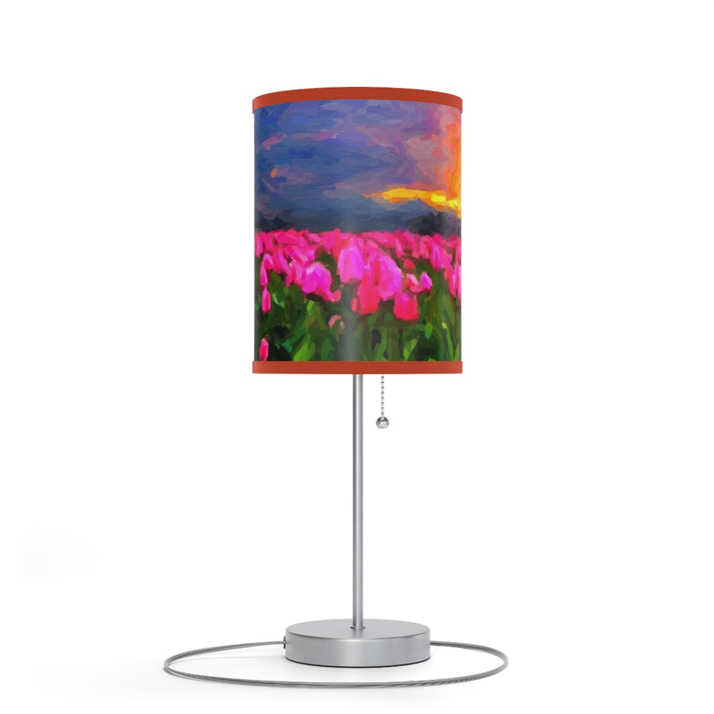 Lamp on a Stand, US|CA plug ... Skagit Valley Tulips ... Skagit Valley, Washington ... Family Archives ... Original Works ... Circa 1980's ...