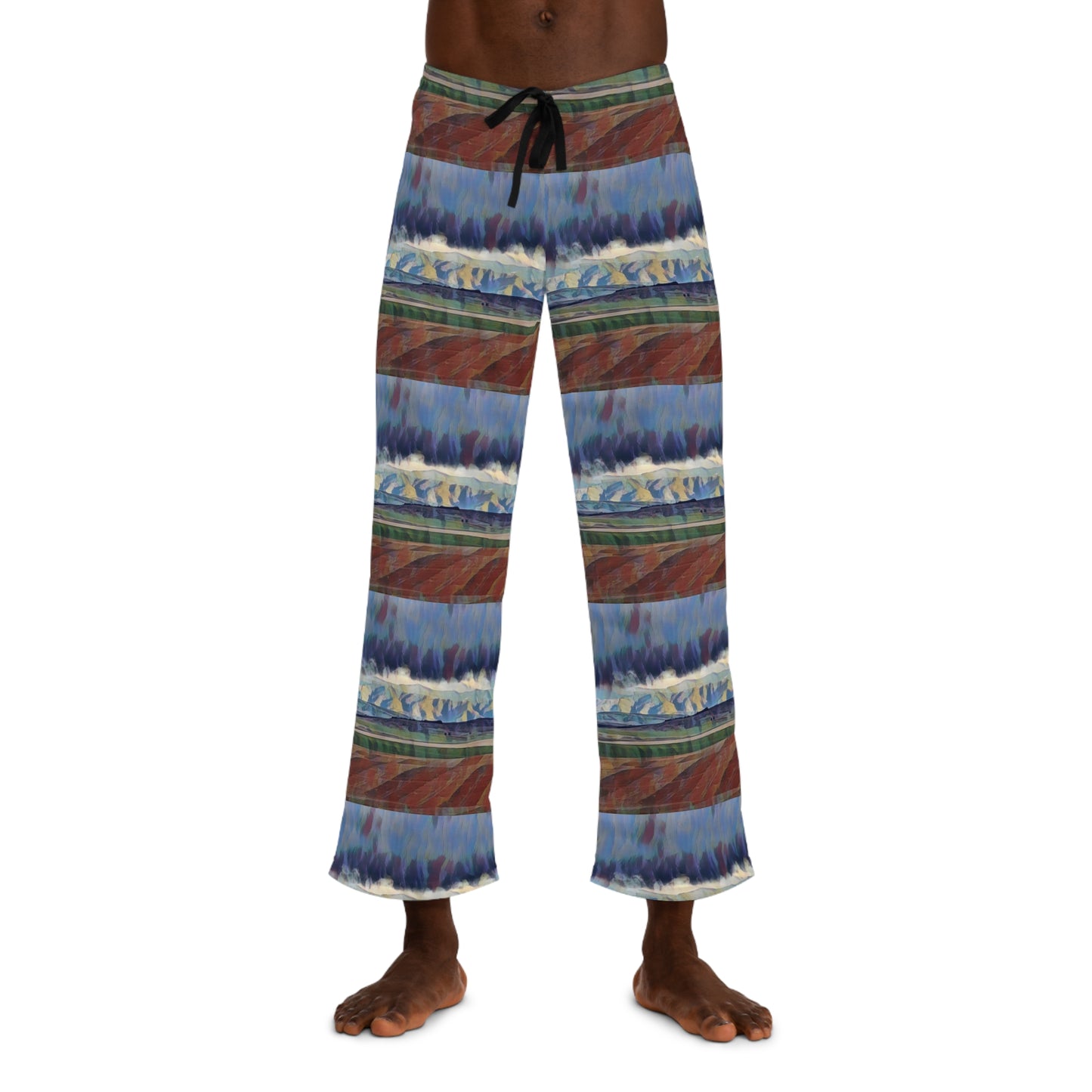 Men's Pajama Pants (AOP) ... On-The-Prairie .. "The Storm Is Brewing" ... Central Idaho: November 2023 ... Original Works ...