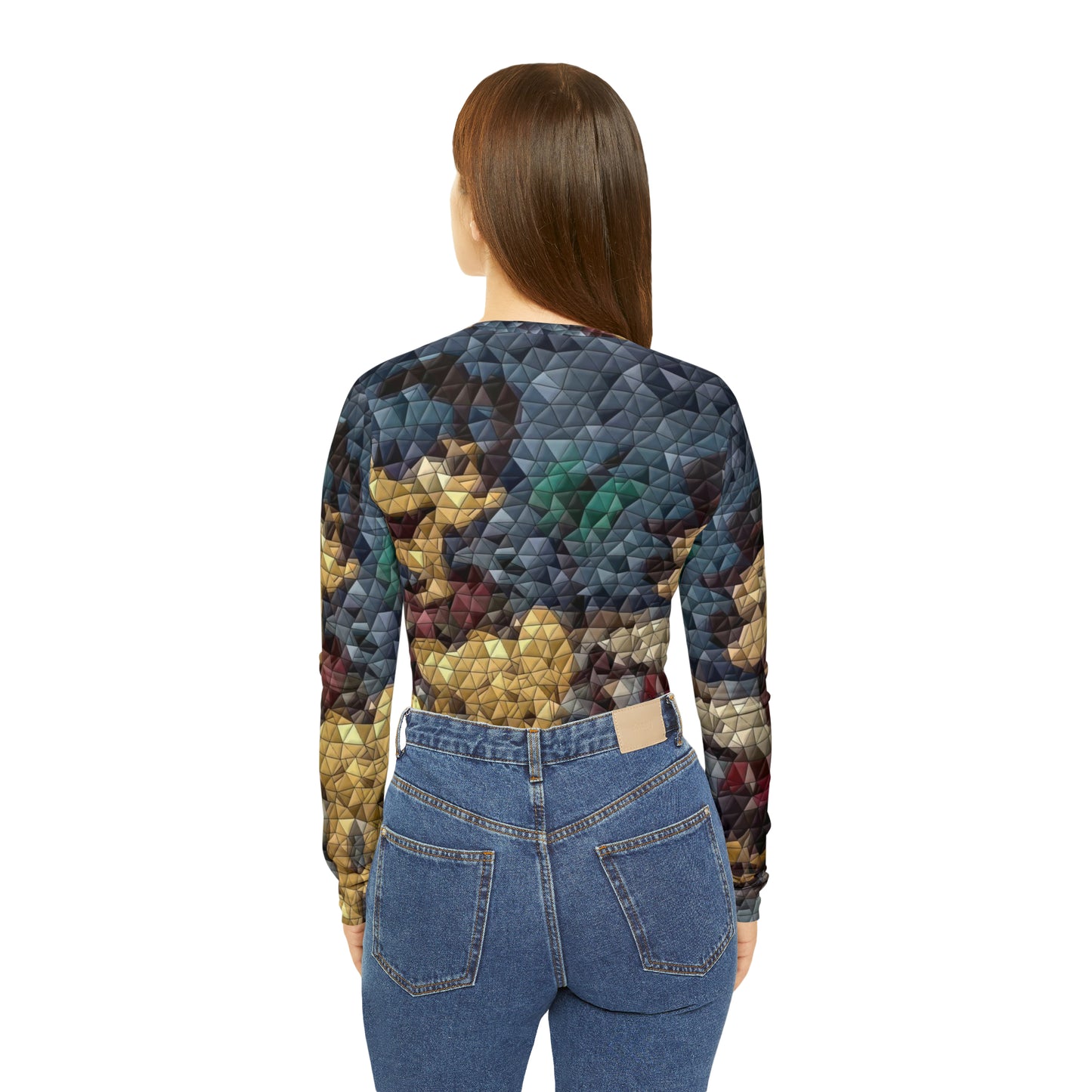 Women's Long Sleeve V-neck Shirt (AOP) ... Mickey_N_Minnie Mouse & Pluto ... "A Winter Sleigh Ride" ... Original Works. Winter 2023 ...