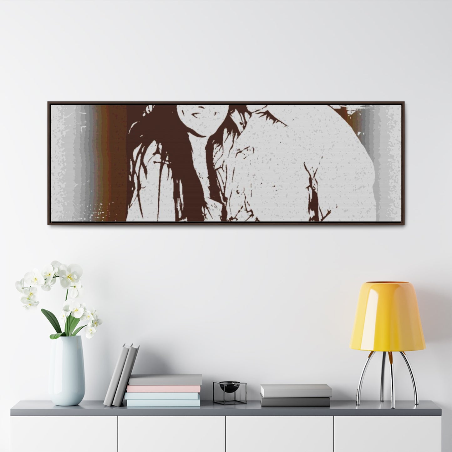 Gallery Canvas Wraps, Horizontal Frame ... "The Best Of Friends" ... Original Works ... December 2023 ... Central Idaho, USA.