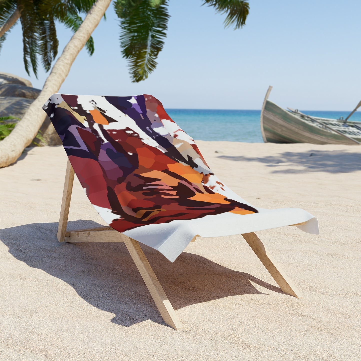 Beach Towel ... "The Best Of Friends" ... Original Works ... December 2023 ... Central Idaho, USA.