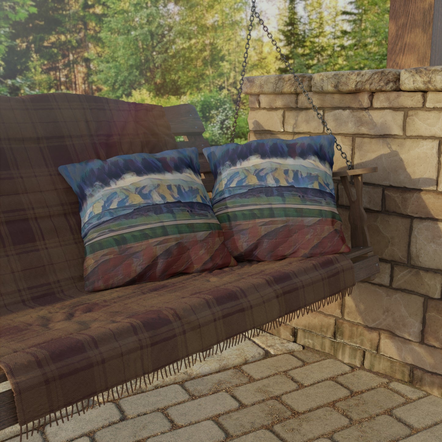 Outdoor Pillows ... On-The-Prairie .. "The Storm Is Brewing" ... Central Idaho: November 2023 ... Original Works  ...