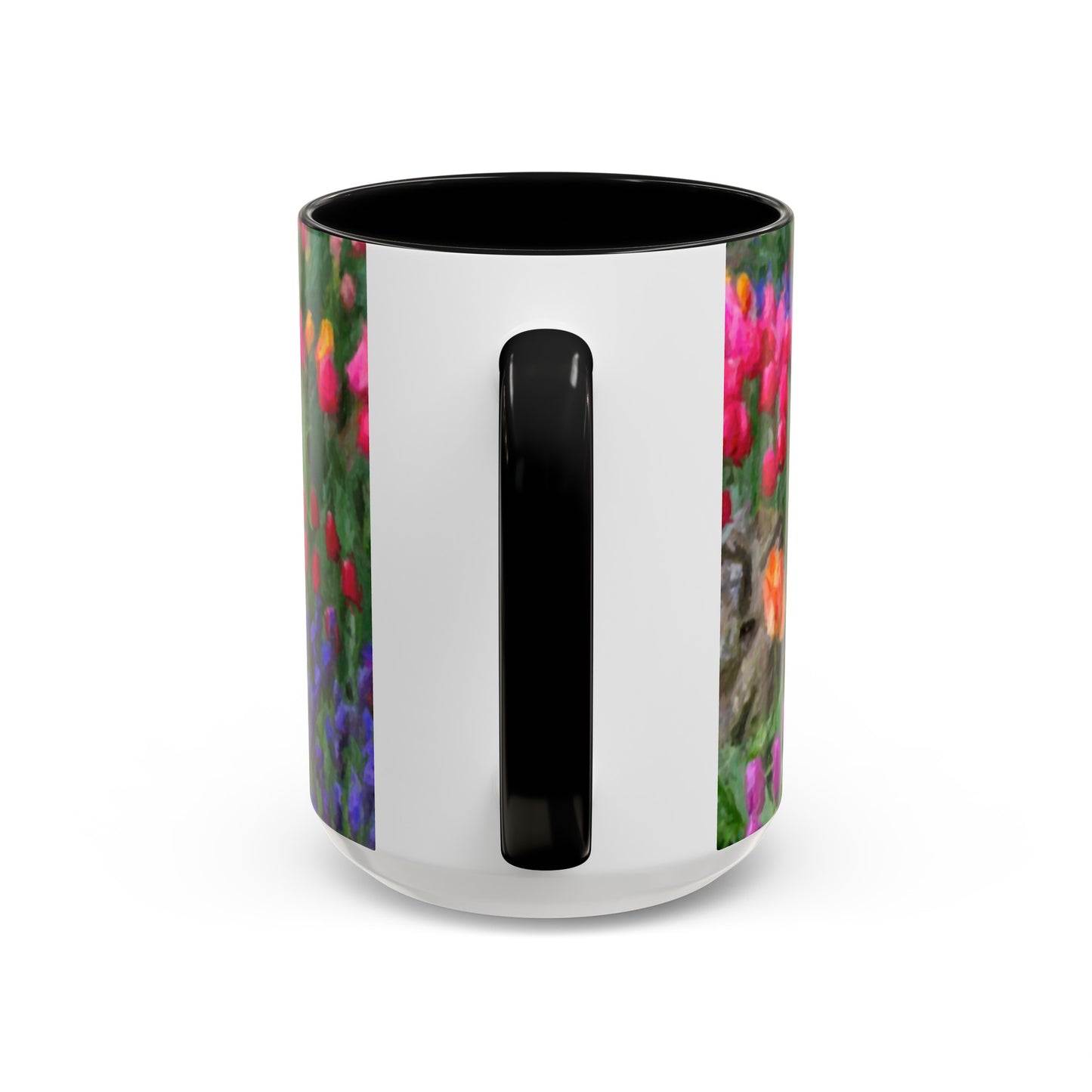 Accent Coffee Mug (11, 15oz) ... Skagit Valley Tulips ... Skagit Valley, Washington ... Family Archives ... Original Works ... Circa 1980's ...