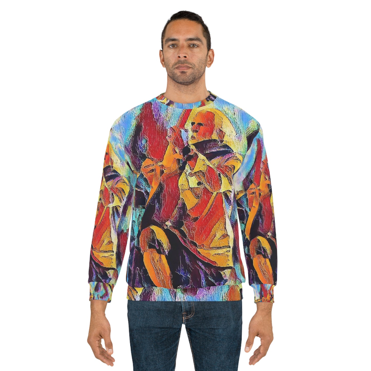 Unisex Sweatshirt (AOP) ... You Know It's Gonna-Get-Stranger ... "So Let's Get On With The Show" ... Summer_2023 Dead & Company Tour ... The-Final-Dose ... Original Works ...