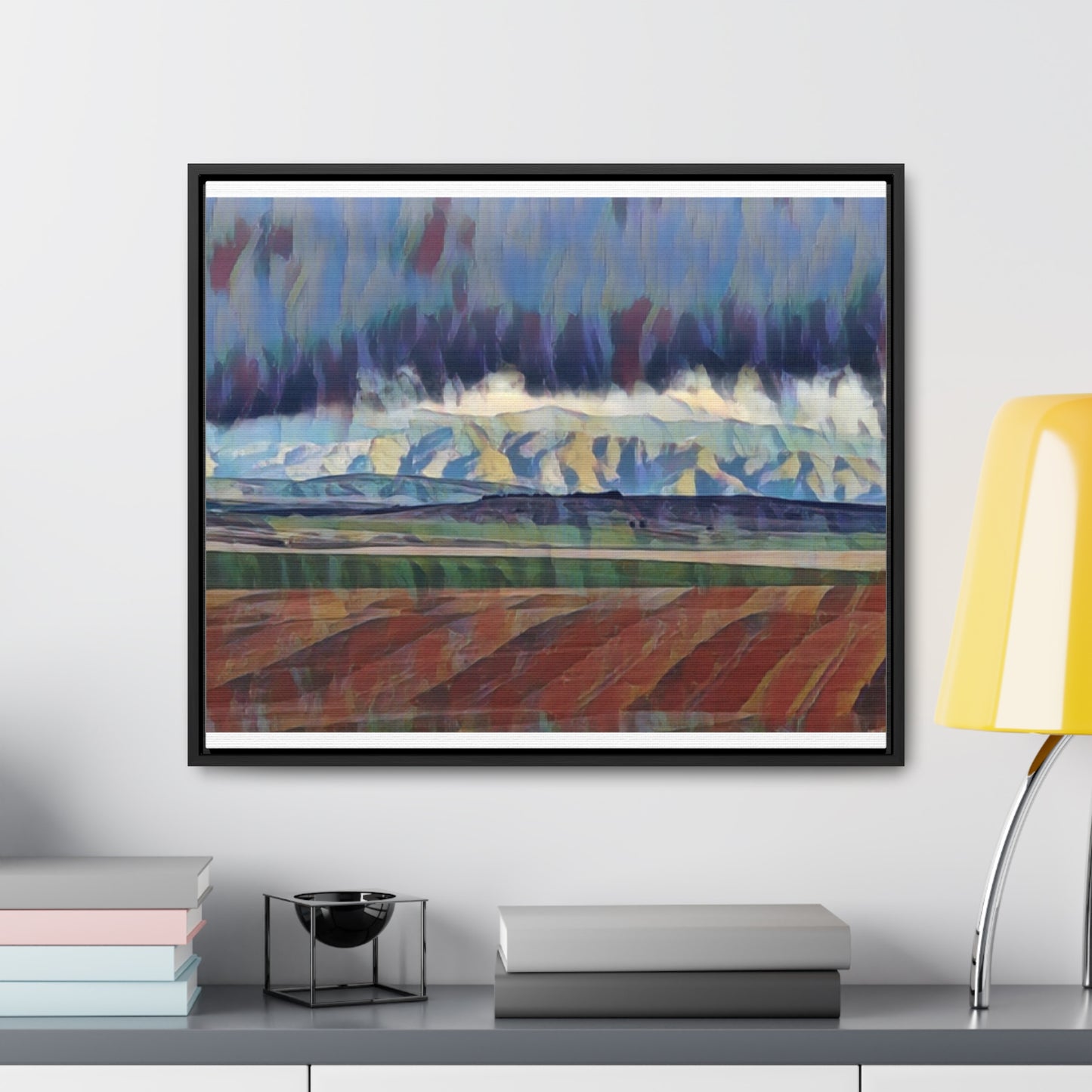 Gallery Canvas Wraps, Horizontal Frame ... On-The-Prairie .. "The Storm Is Brewing" ... Central Idaho: November 2023 ... Original Works ...