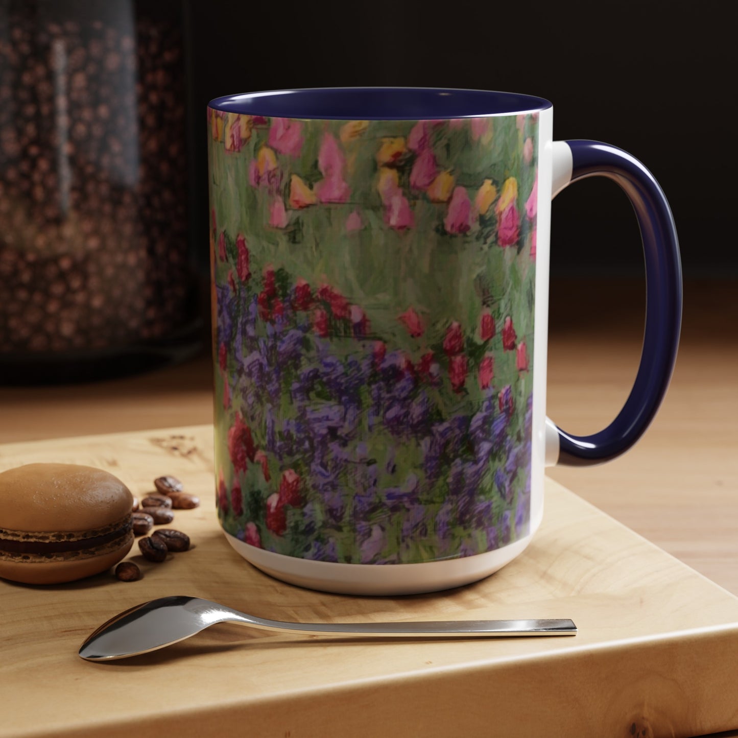Accent Coffee Mug (11, 15oz) ... Skagit Valley Tulips ... Skagit Valley, Washington ... Family Archives ... Original Works ... Circa 1980's ...