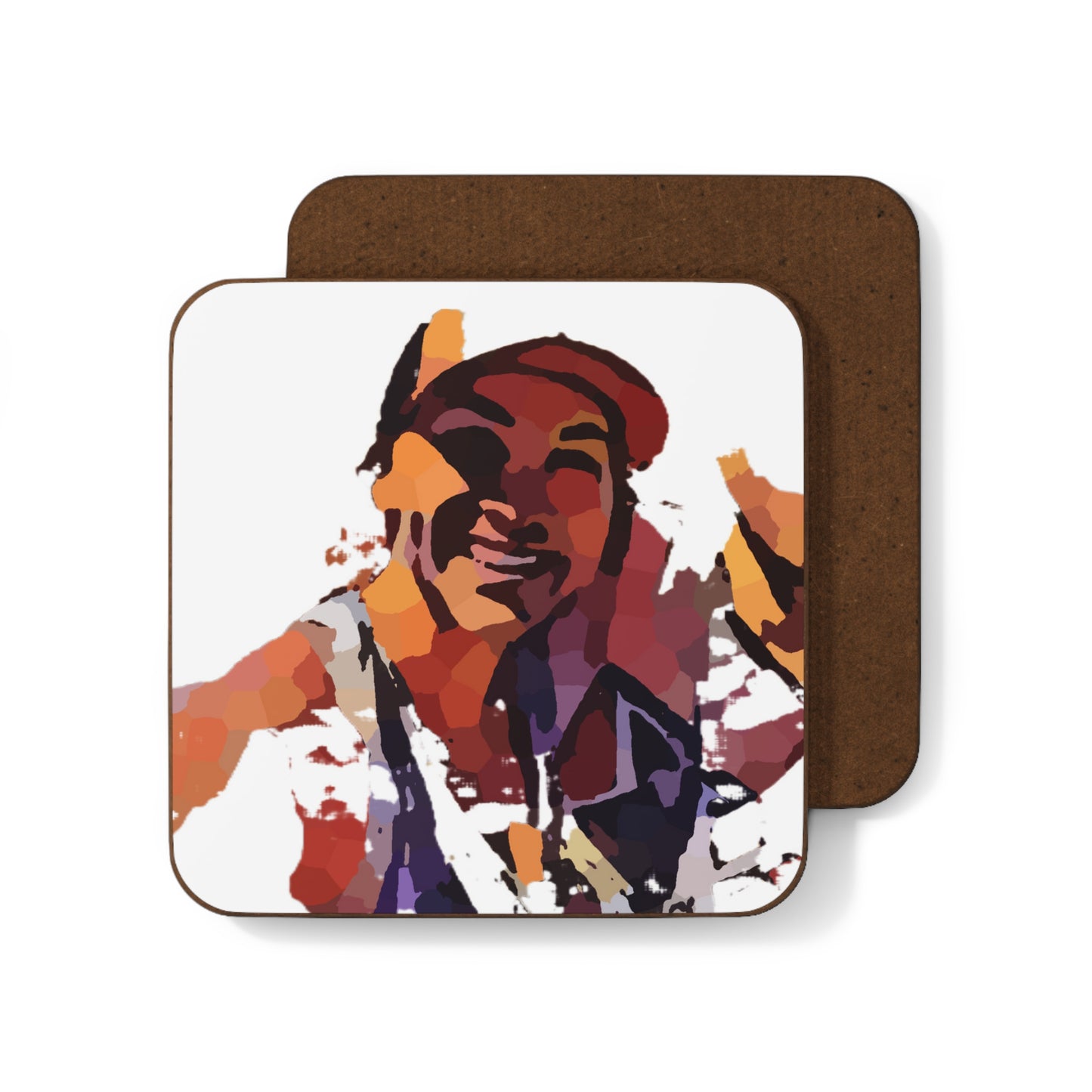 Hardboard Back Coaster ... "The Best Of Friends" ... Original Works ... December 2023 ... Central Idaho, USA.
