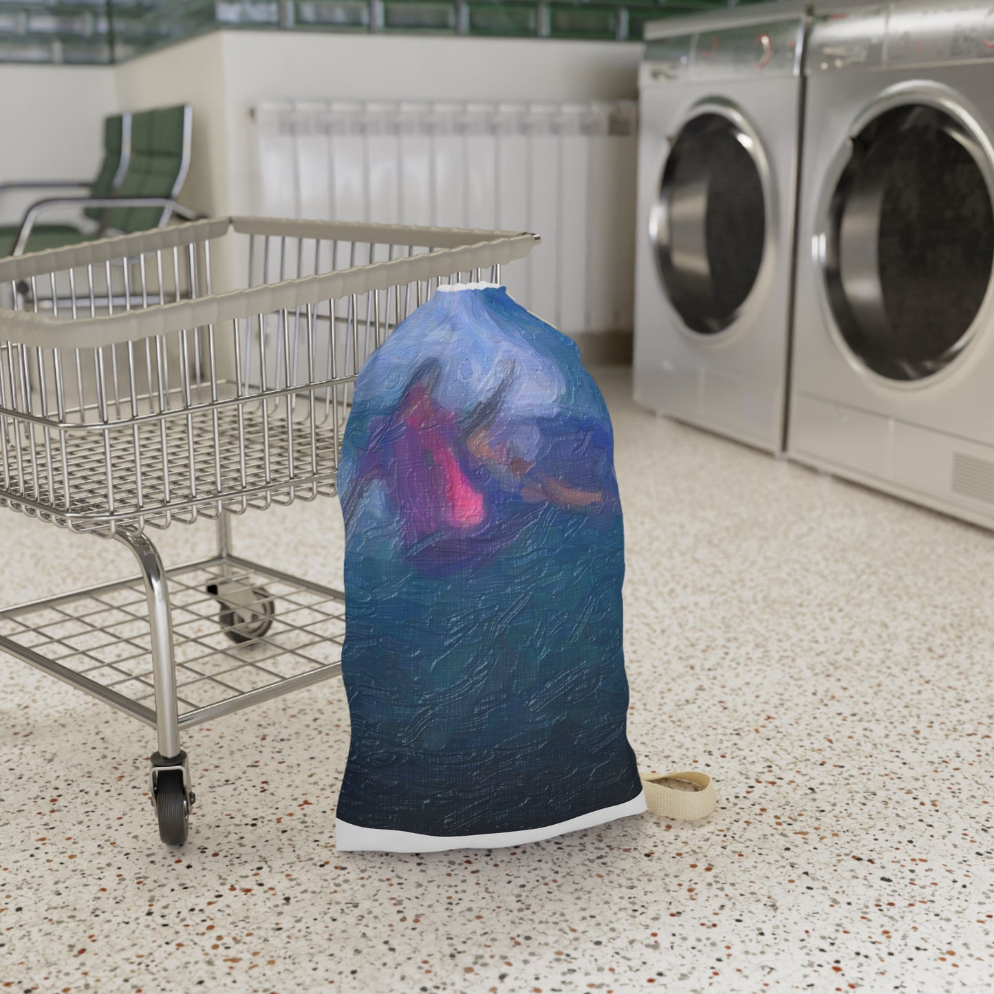 Laundry Bag ... Paris_2024_Surfing Competition-Tahiti_French-Polynesia .... 'Gabriel Medina World Campion Drops-In' ... Original Works ...