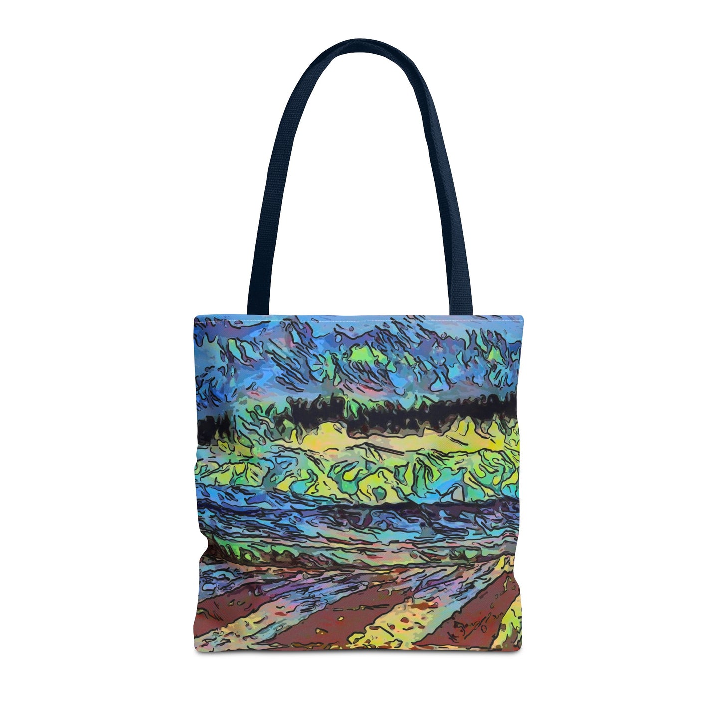 Tote Bag (AOP) ... On-The-Prairie .. "The Storm Is Brewing" ... Central Idaho: November 2023 ... Original Works ...