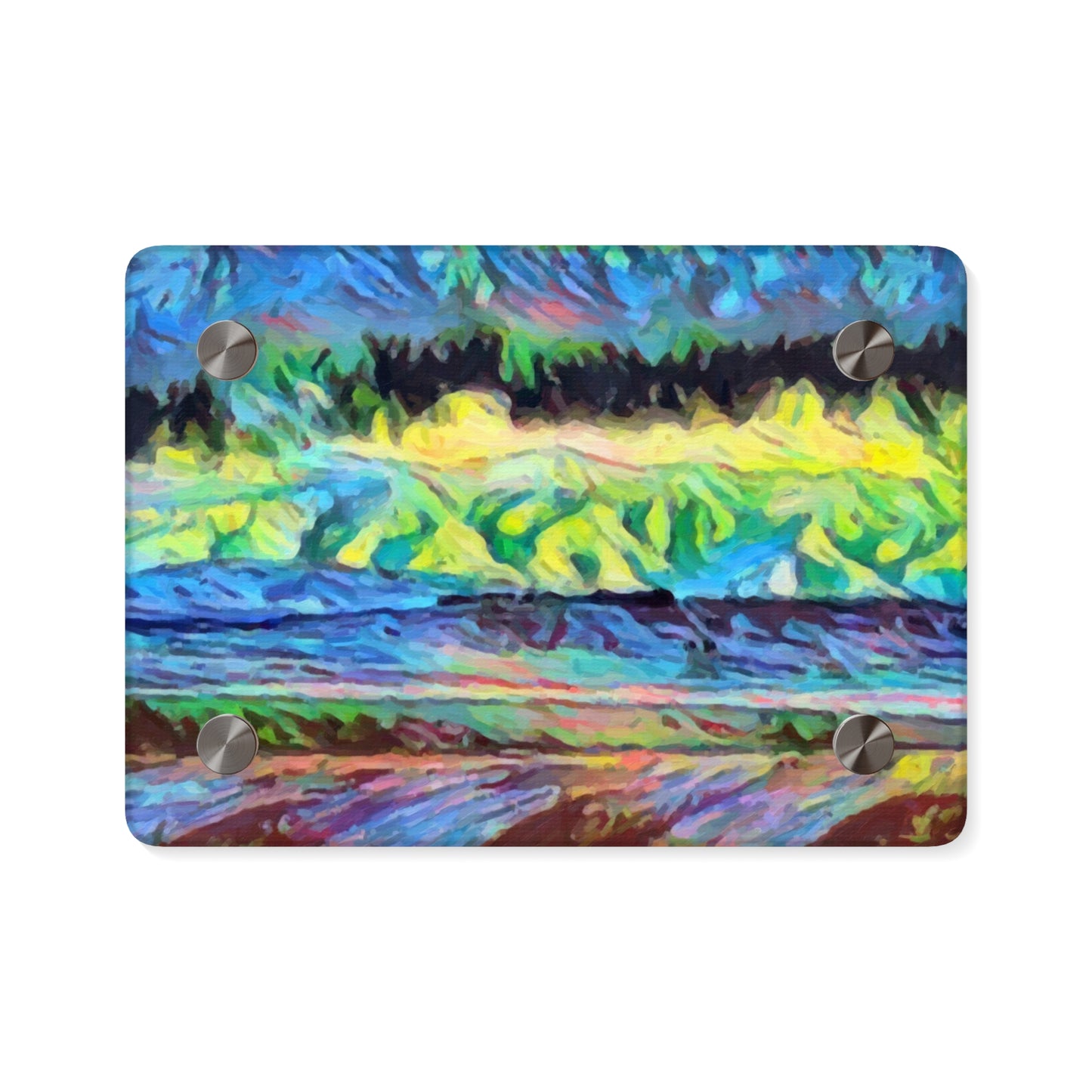 Acrylic Wall Art Panels ... On-The-Prairie .. "The Storm Is Brewing" ... Central Idaho: November 2023 ... Original Works ...