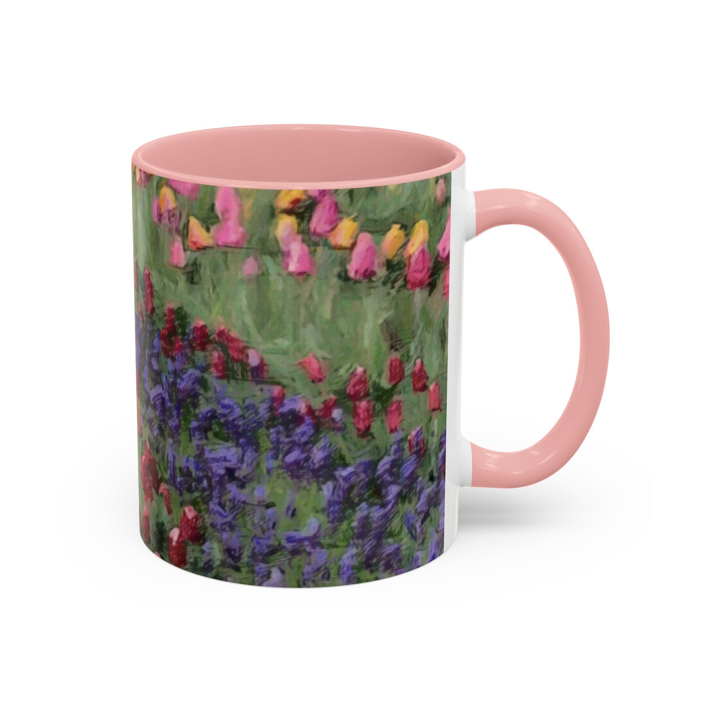 Accent Coffee Mug (11, 15oz) ... Skagit Valley Tulips ... Skagit Valley, Washington ... Family Archives ... Original Works ... Circa 1980's ...