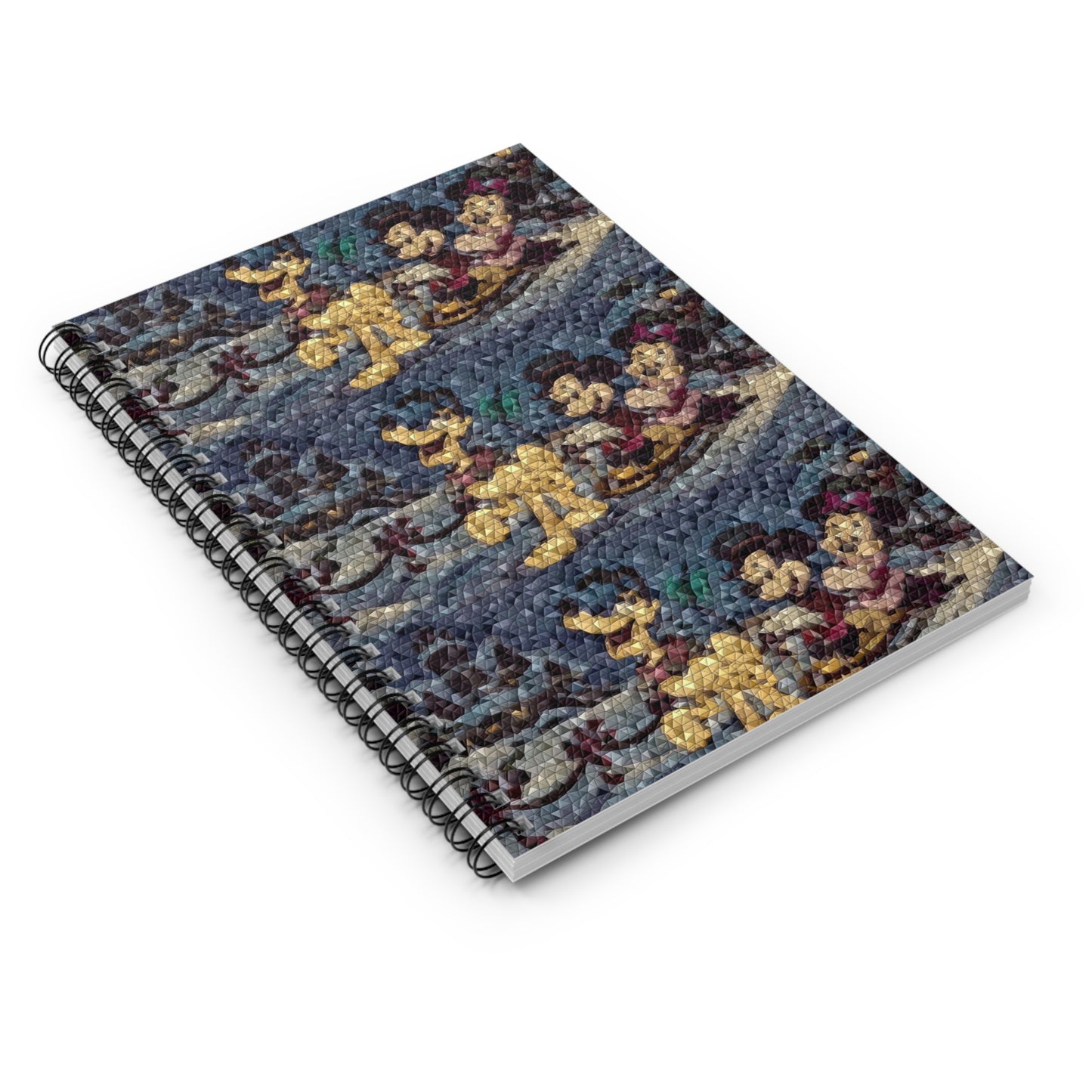 Spiral Notebook - Ruled Line ... Mickey_N_Minnie Mouse & Pluto ... "A Winter Sleigh Ride" ... Original Works. Winter 2023 ...