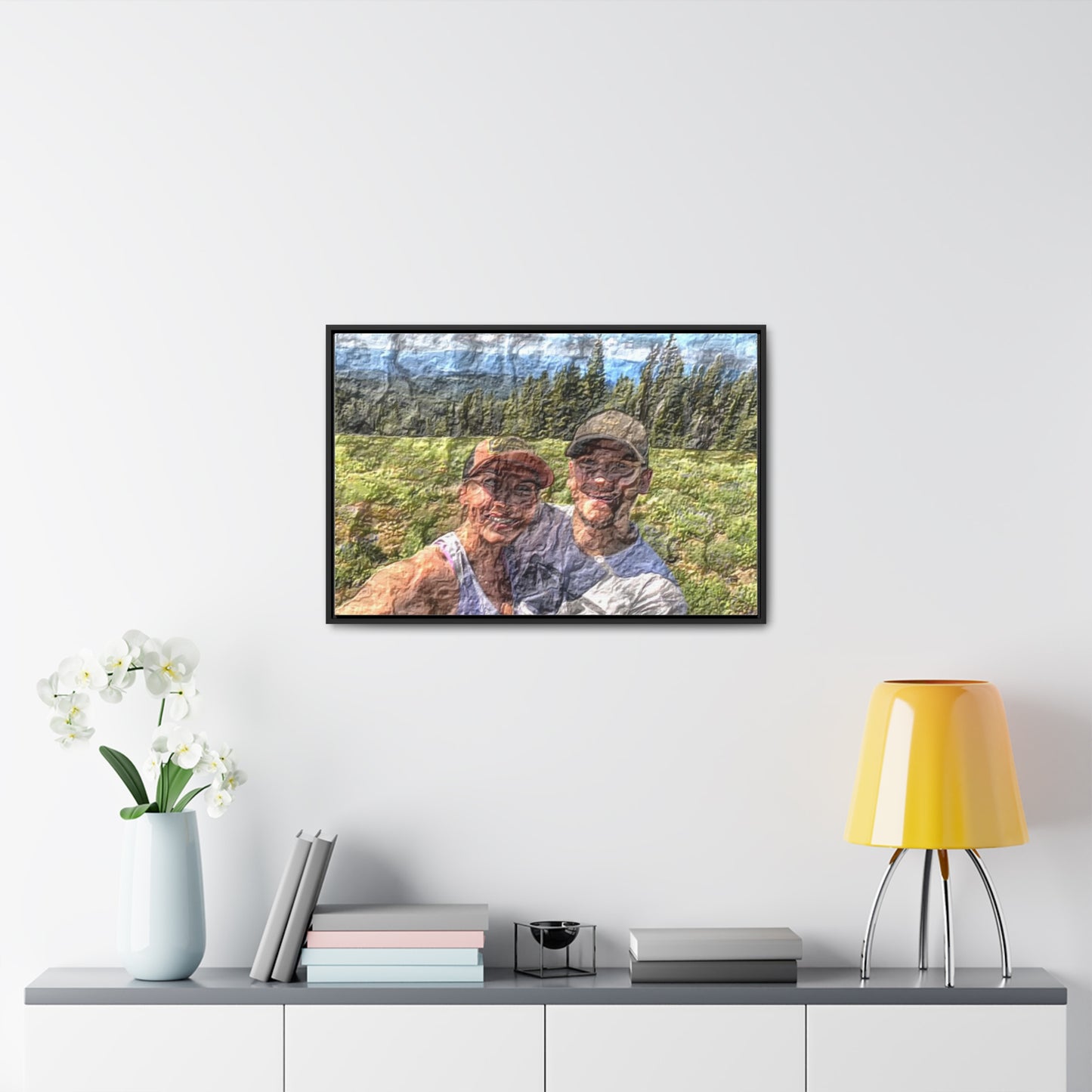 Gallery Canvas Wraps, Horizontal Frame ... "The Best Of Friends" ... Original Works ... December 2023 ... Central Idaho, USA.