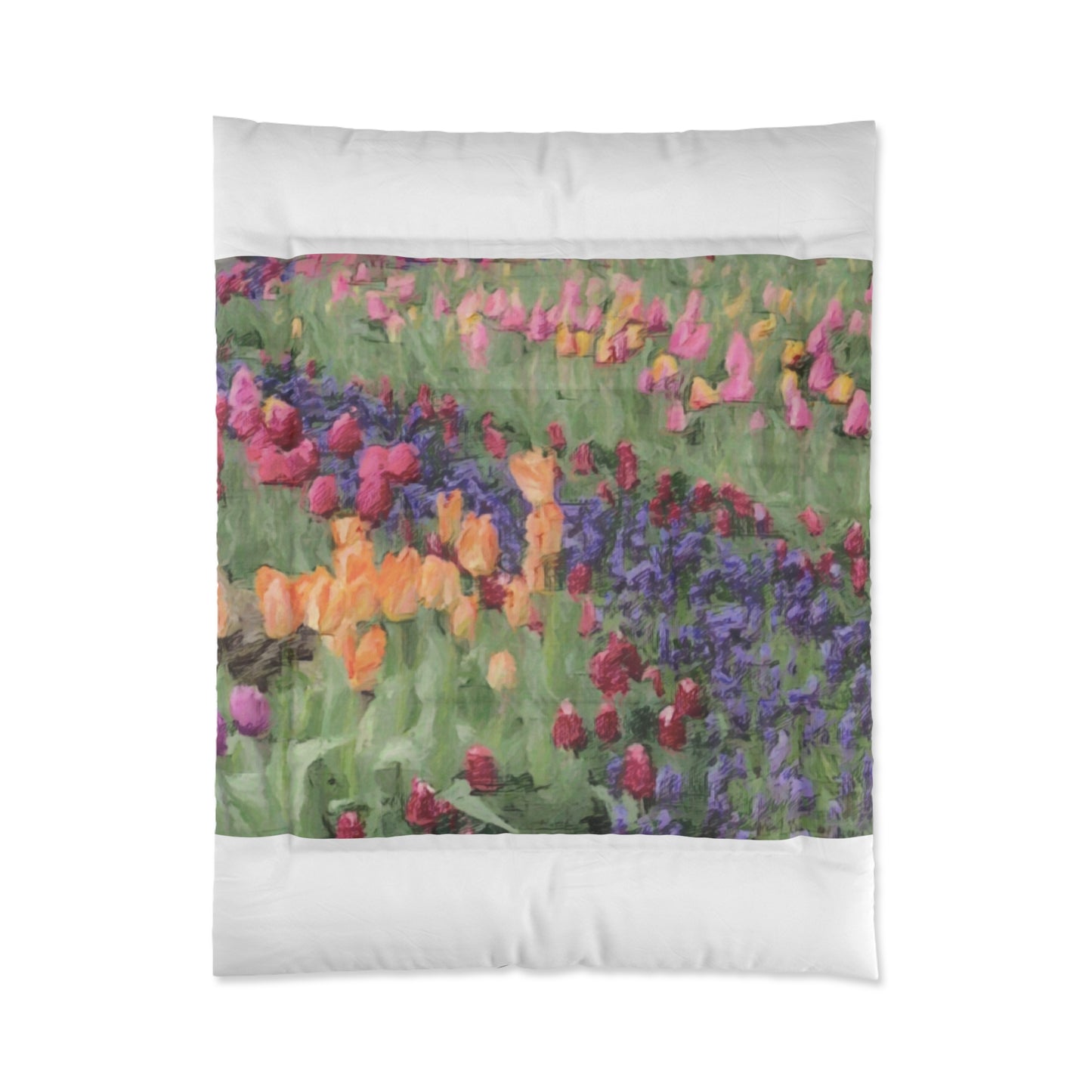 Comforter ... Skagit Valley Tulips ... Skagit Valley, Washington ... Family Archives ... Original Works ... Circa 1980's ...