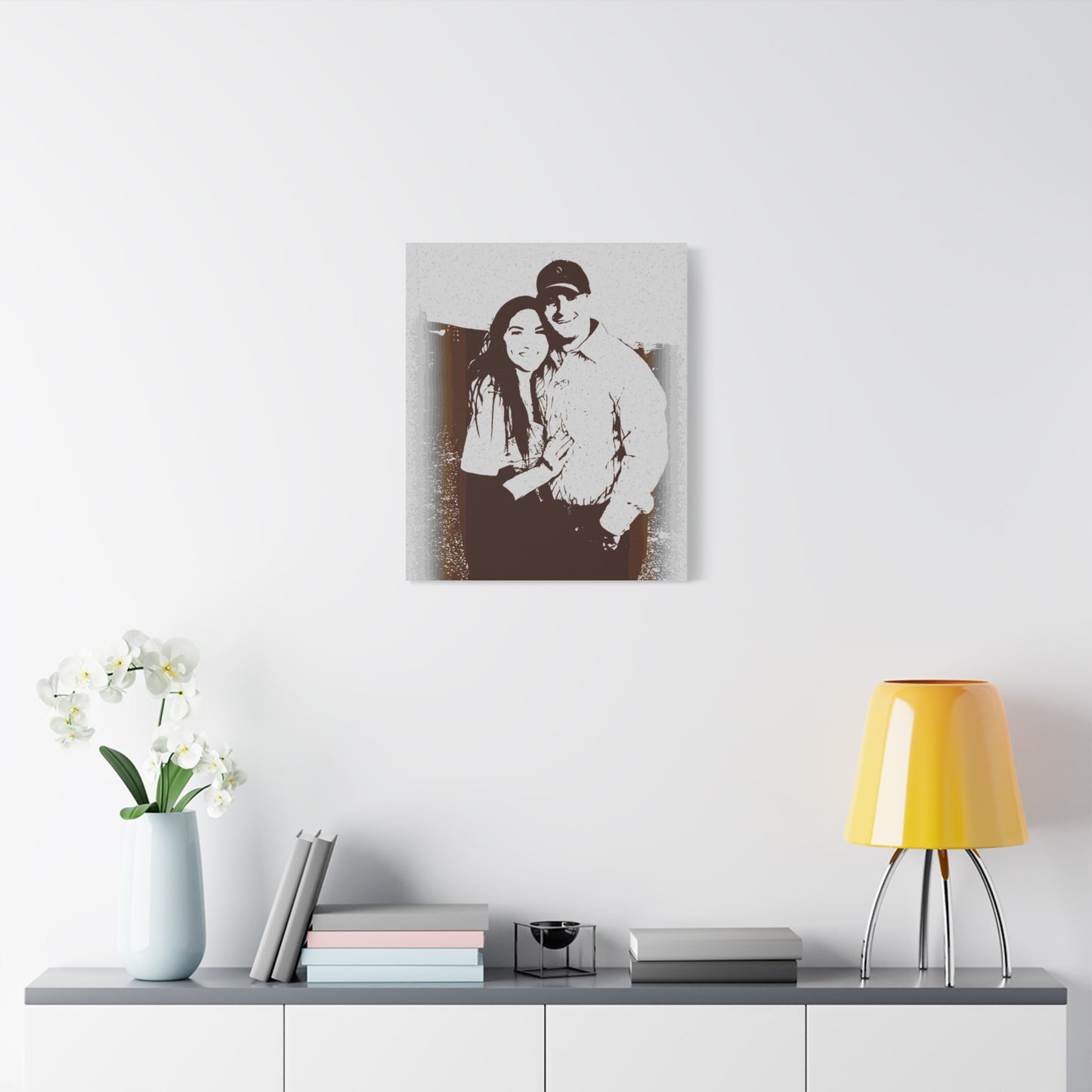 Matte Canvas, Stretched, 1.25" ... "The Best Of Friends" ... Original Works ... December 2023 ... Central Idaho, USA.