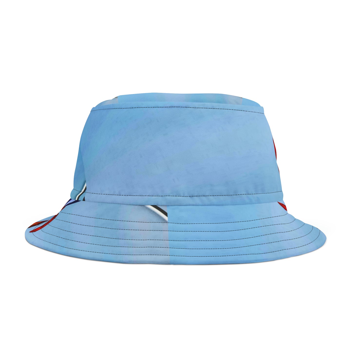 Bucket Hat (AOP) ... For All Trump Supporters & 'Trumpsters' ... "Goin' Where The Wind Don't Blow So Strange" ... Love That Tie-Flight! ... Original Works ...