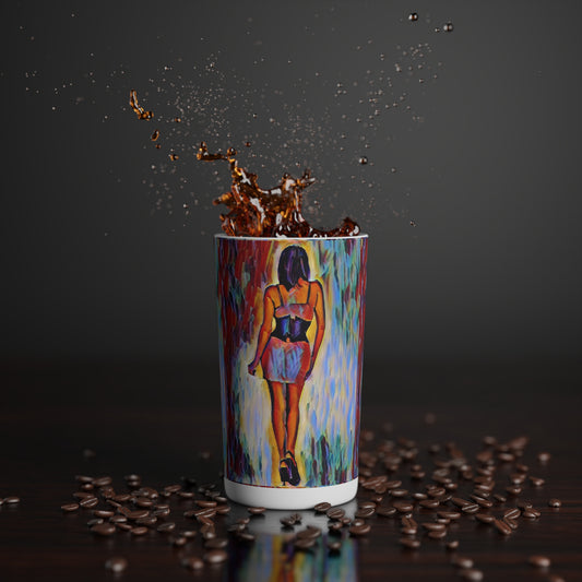 Conical Coffee Mugs (3oz, 8oz, 12oz) ...  I'll Walk 'A-Hundred-Miles' In Stilettos ... Original Works ... June 2023. Central Idaho, USA ...