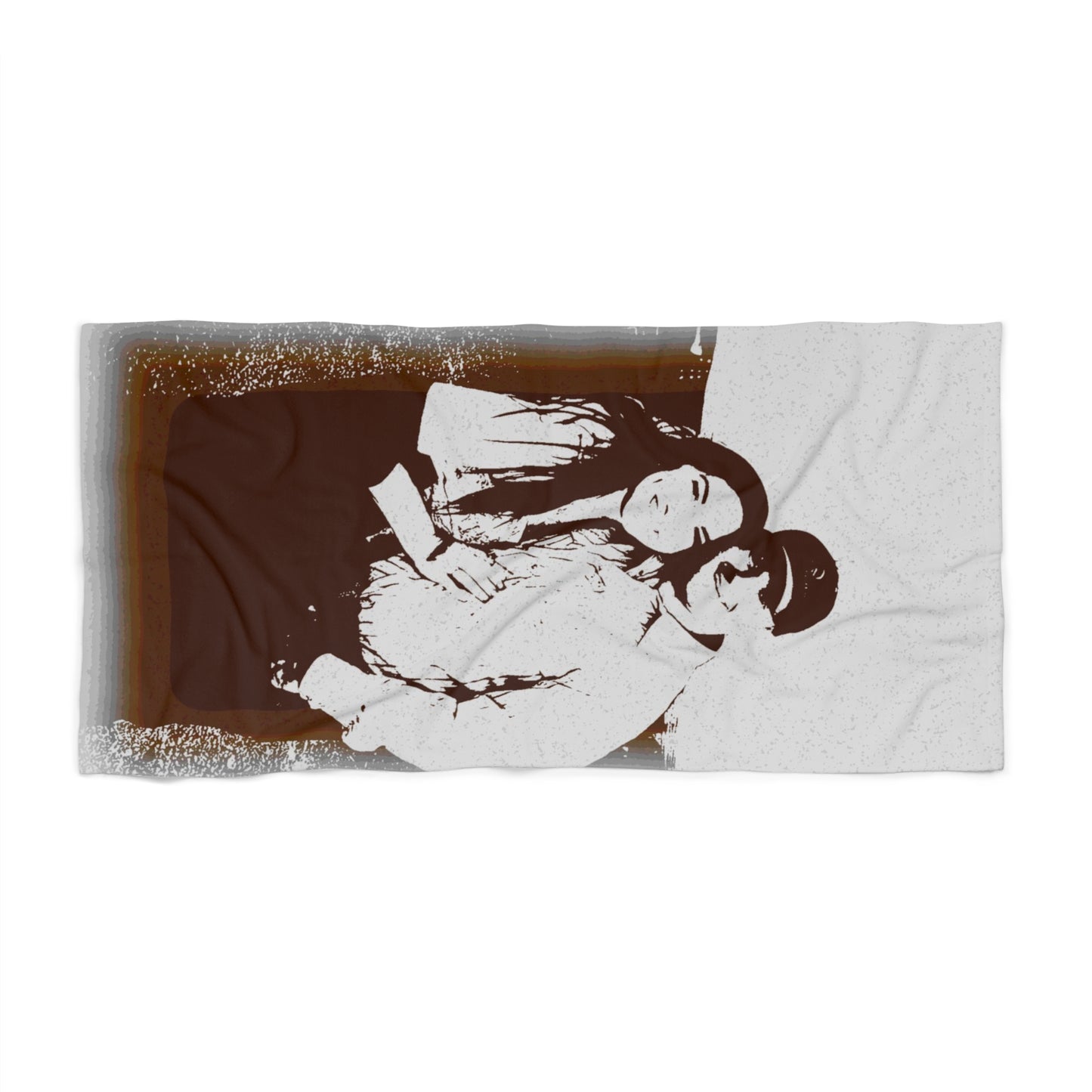 Beach Towel ... "The Best Of Friends" ... Original Works ... December 2023 ... Central Idaho, USA.