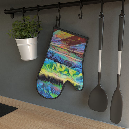Oven Glove ...  On-The-Prairie .. "The Storm Is Brewing" ... Central Idaho: November 2023 ... Original Works ...