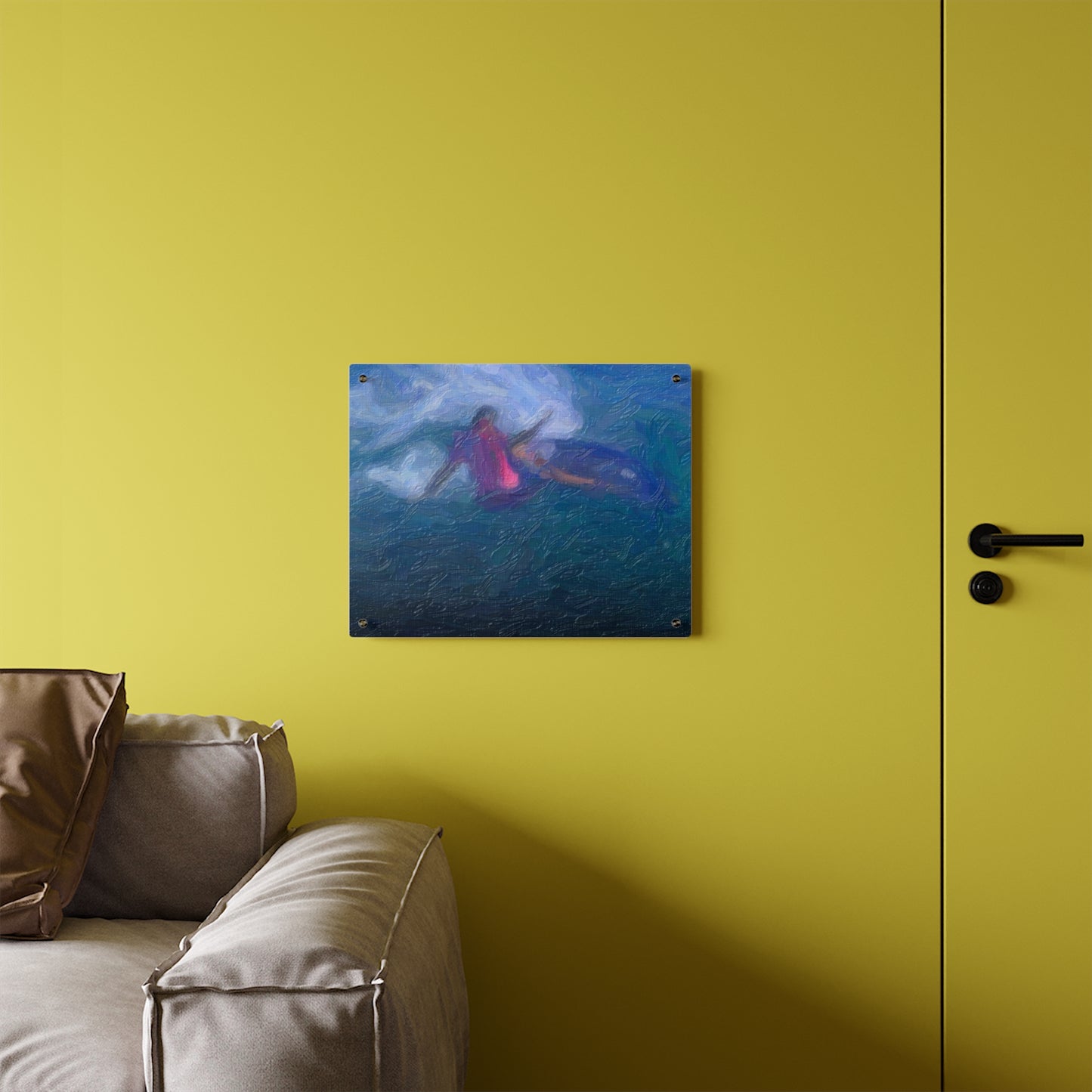 Acrylic Wall Art Panels ... Paris_2024_Surfing Competition-Tahiti_French-Polynesia .... 'Gabriel Medina World Campion Drops-In' ... Original Works ...