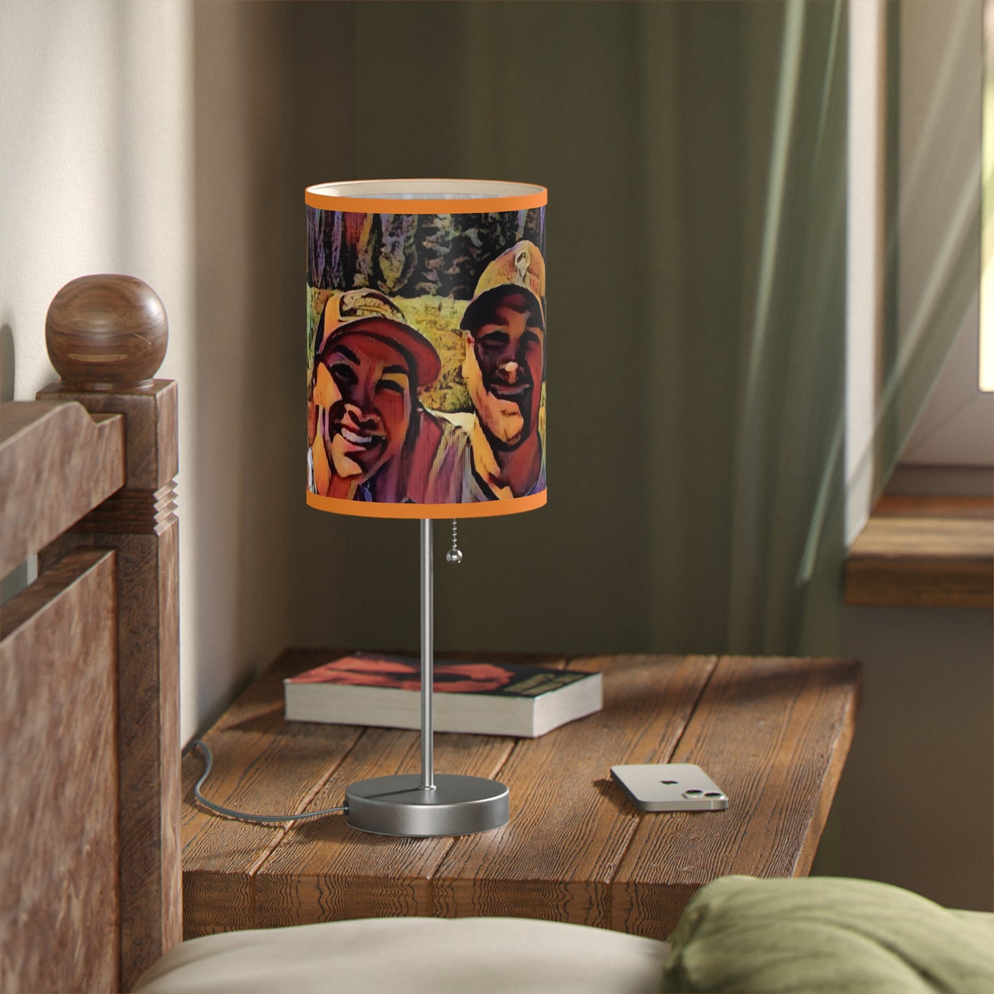 Lamp on a Stand, US|CA plug ... "The Best Of Friends" ... Original Works ... December 2023 ... Central Idaho, USA.