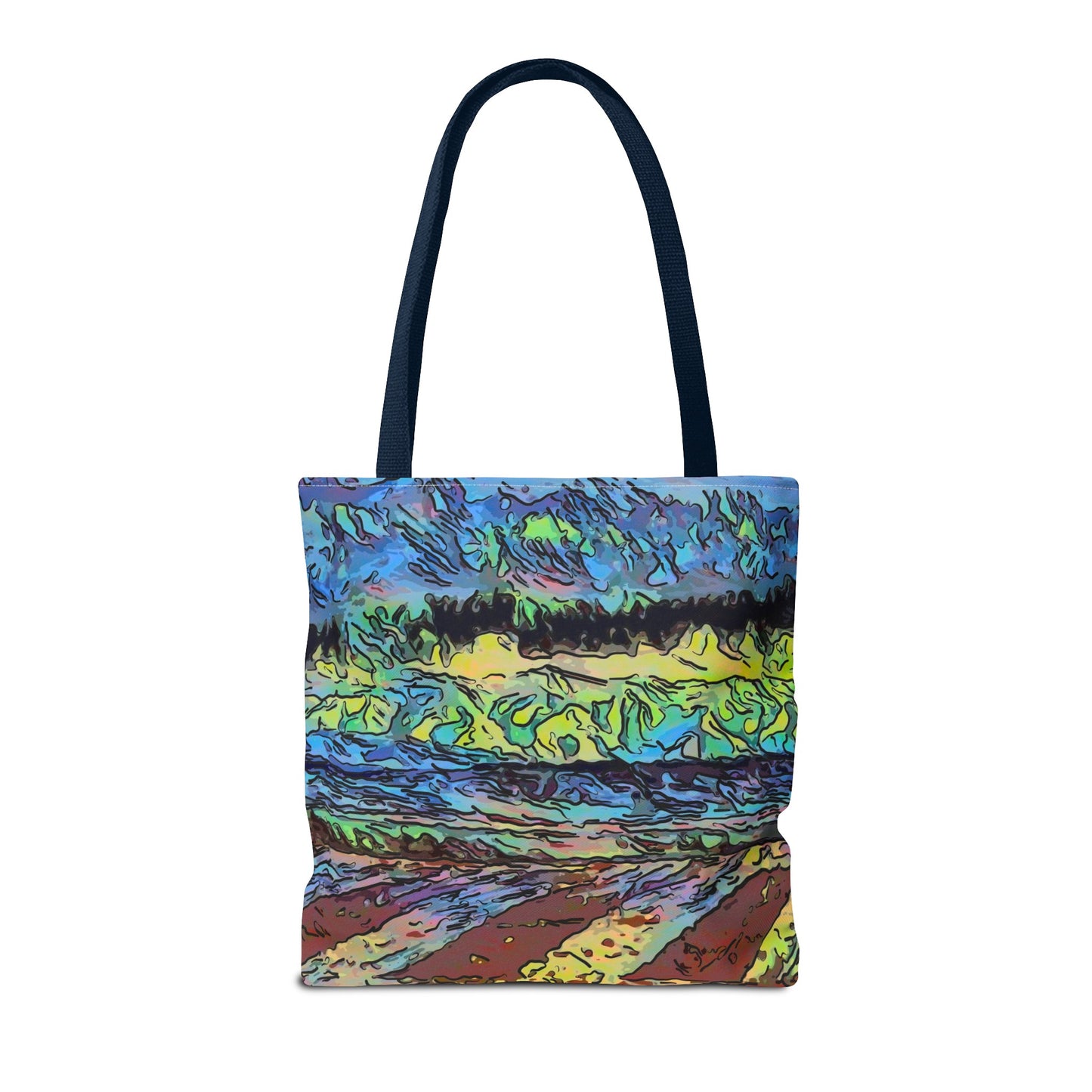 Tote Bag (AOP) ... On-The-Prairie .. "The Storm Is Brewing" ... Central Idaho: November 2023 ... Original Works ...