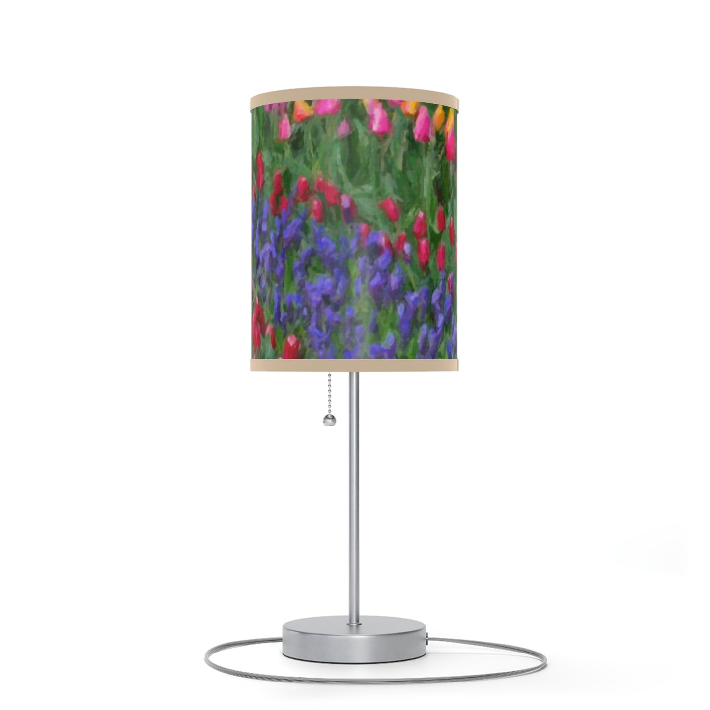 Lamp on a Stand, US|CA plug ... Skagit Valley Tulips ... Skagit Valley, Washington ... Family Archives ... Original Works ... Circa 1980's ...