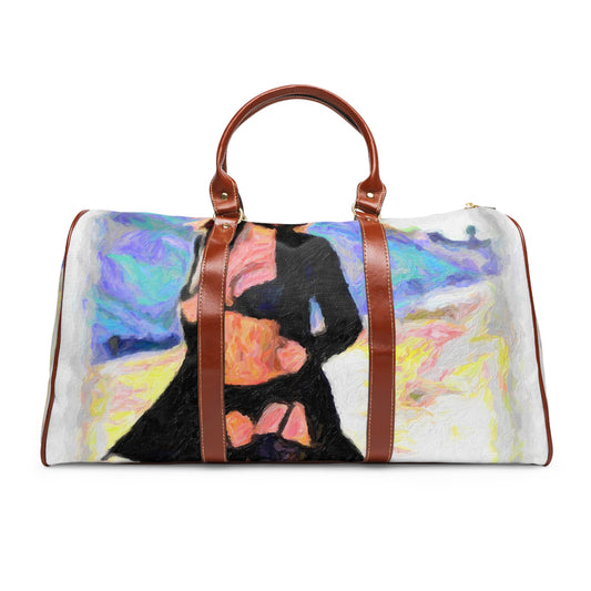 Waterproof Travel Bag ... The Low Spark of High_HEELED_Boys ... 'Garterbelt & Bra Inclusive!' ... Original Works ...