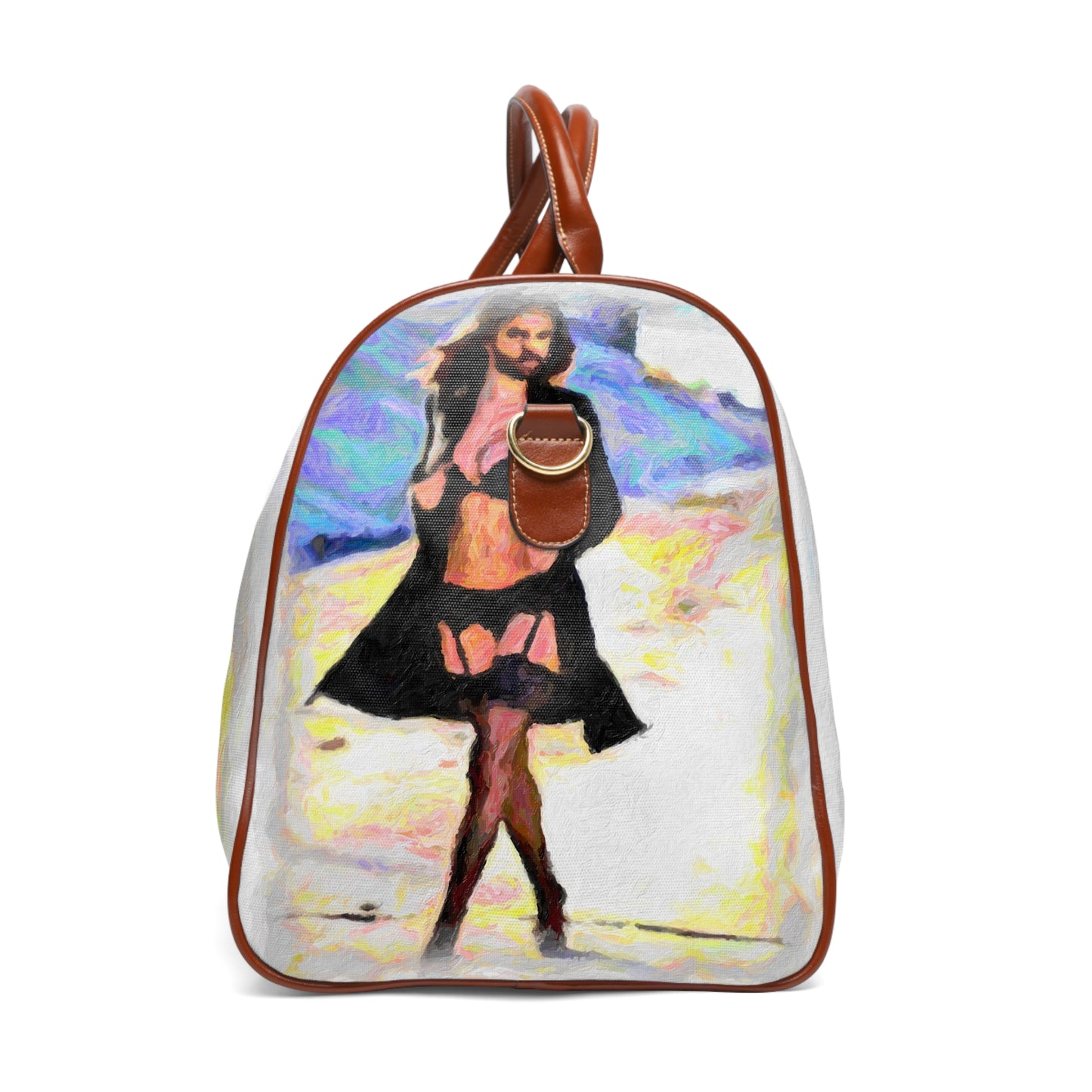Waterproof Travel Bag ... The Low Spark of High_HEELED_Boys ... 'Garterbelt & Bra Inclusive!' ... Original Works ...
