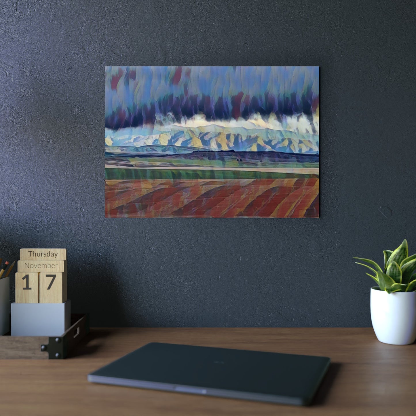 Aluminum Composite Panels ... On-The-Prairie .. "The Storm Is Brewing" ... Central Idaho: November 2023 ... Original Works ...