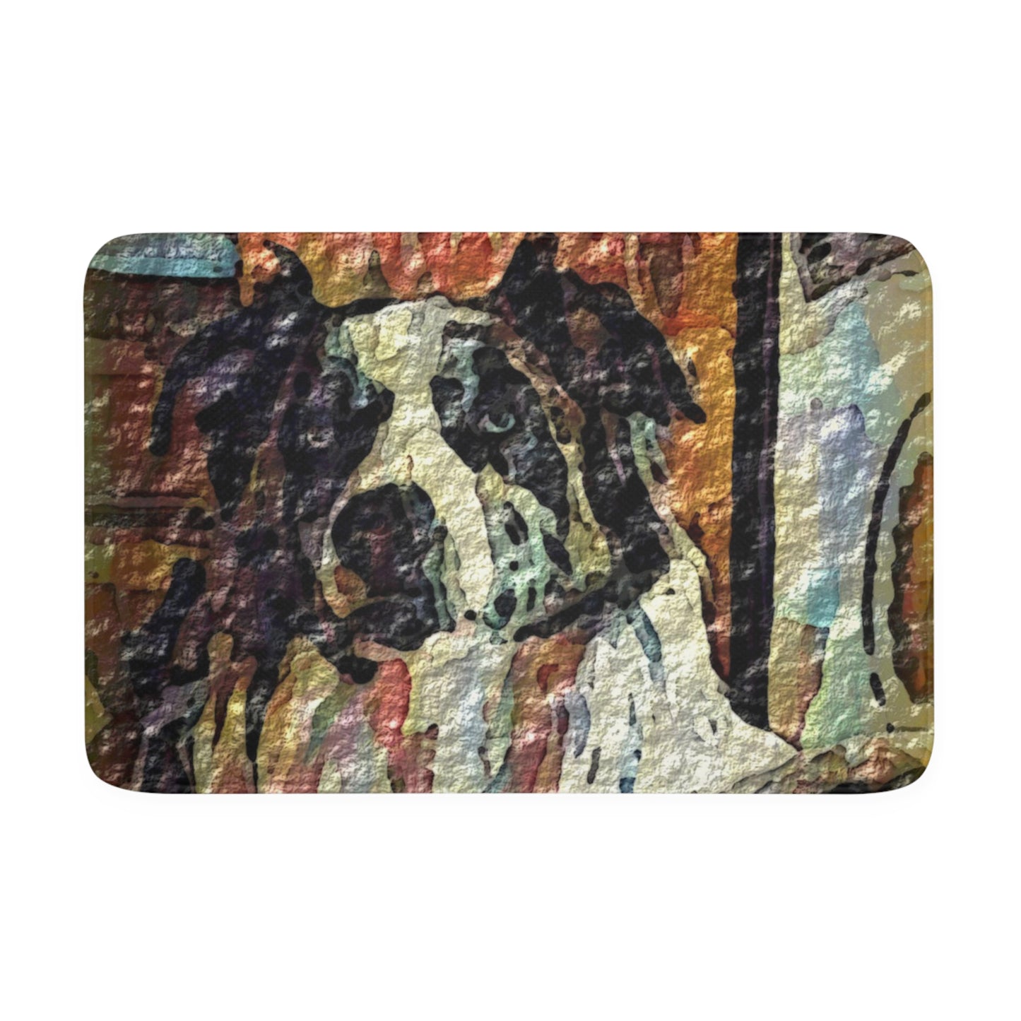 Memory Foam Bath Mat ... Ozzy-Hippensteel ... "Don't Cry Now ... Dry-Your-Eyes ... On-The-Wind". Original Works. May 2023.