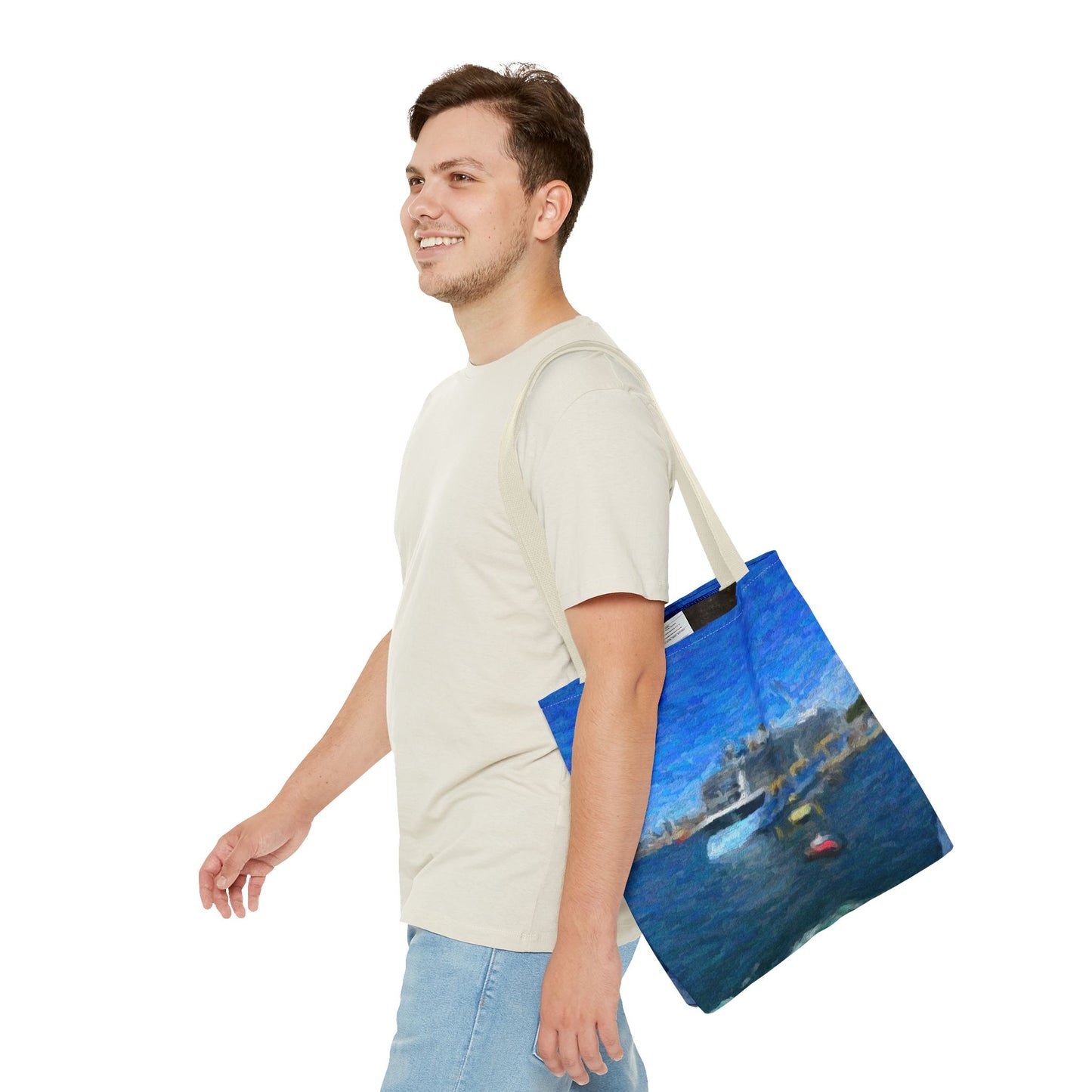 Tote Bag (AOP) ... Into Vancouver Harbor We Arrive: Celebrity Edge-Cruise ... Vancouver, British Columbia ... June 2024 ... Original Works