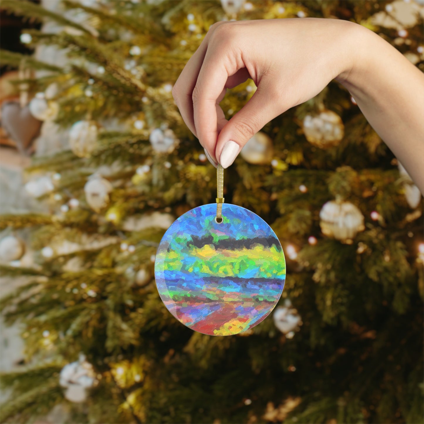 Glass Ornaments ... On-The-Prairie .. "The Storm Is Brewing" ... Central Idaho: November 2023 ... Original Works  ...