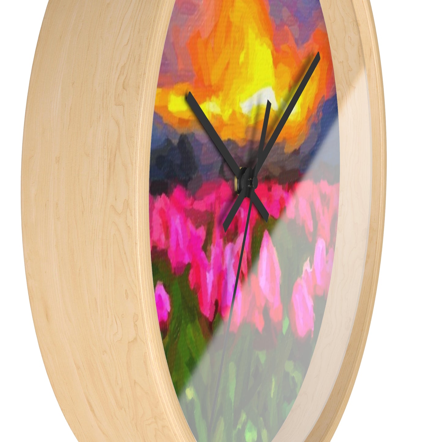 Wall Clock ... Skagit Valley Tulips ... Skagit Valley, Washington ... Family Archives ... Original Works ... Circa 1980's ...