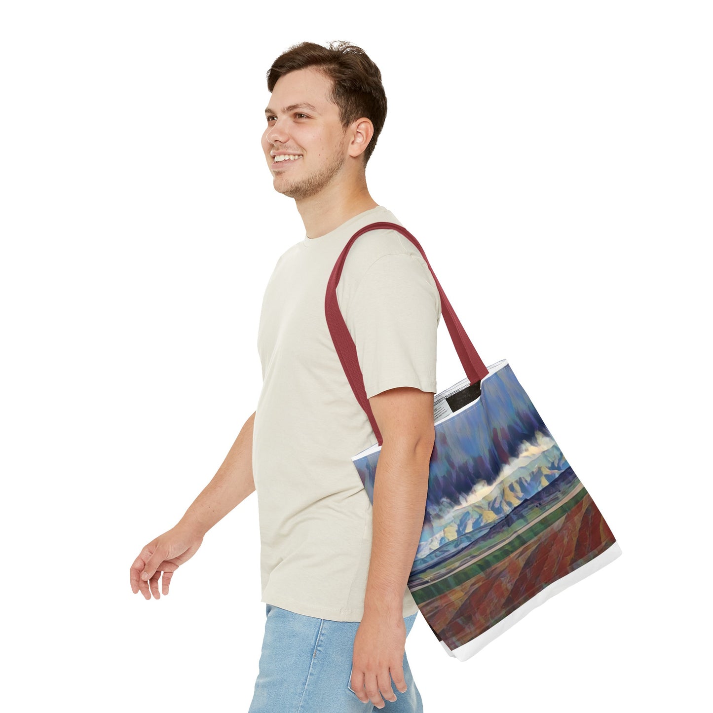 Tote Bag (AOP) ... On-The-Prairie .. "The Storm Is Brewing" ... Central Idaho: November 2023 ... Original Works ...