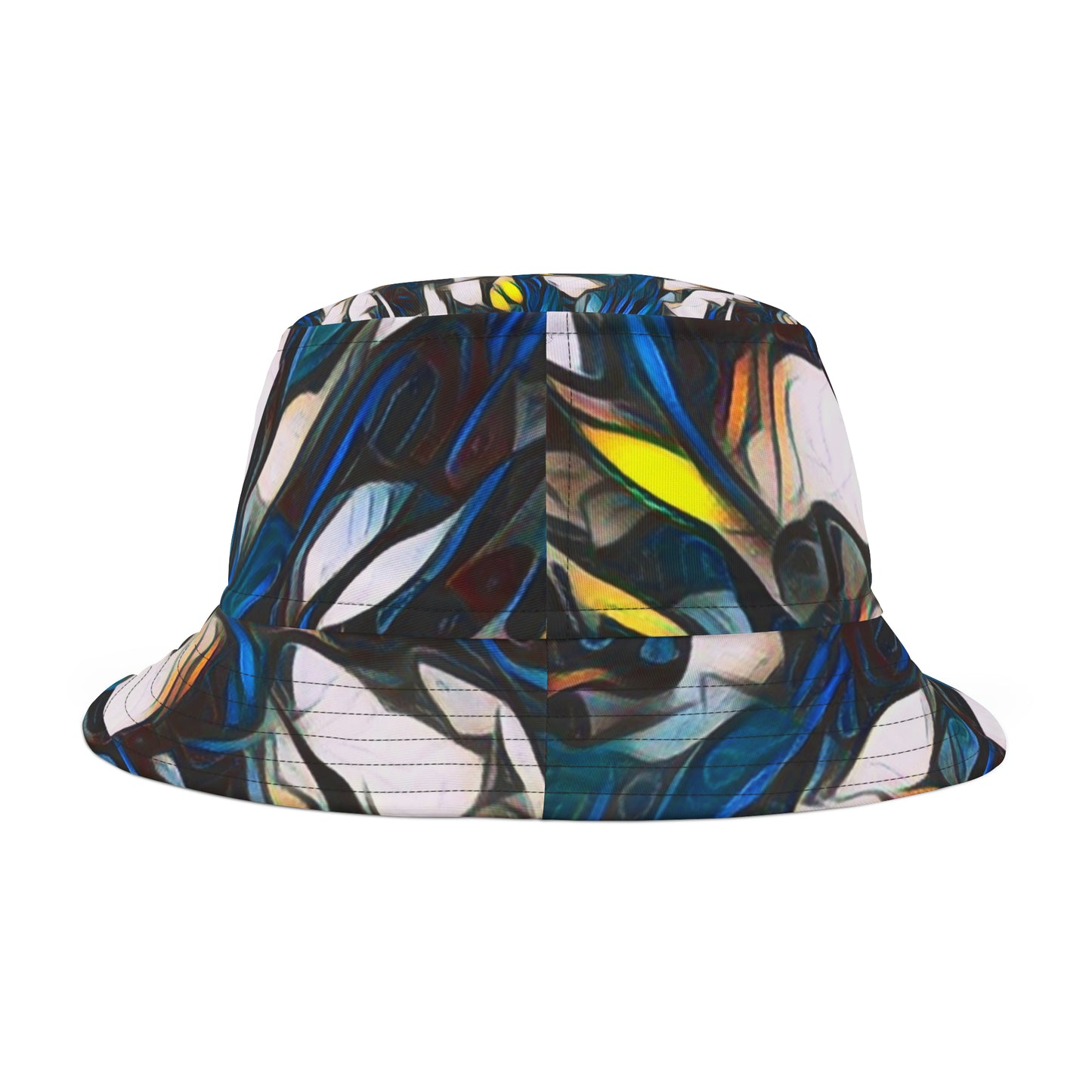 Bucket Hat (AOP) ... A Wonderful Potpourri Of Abstracts & Colors! ... "Wear Your Hat With Joy" ... Original Works ...